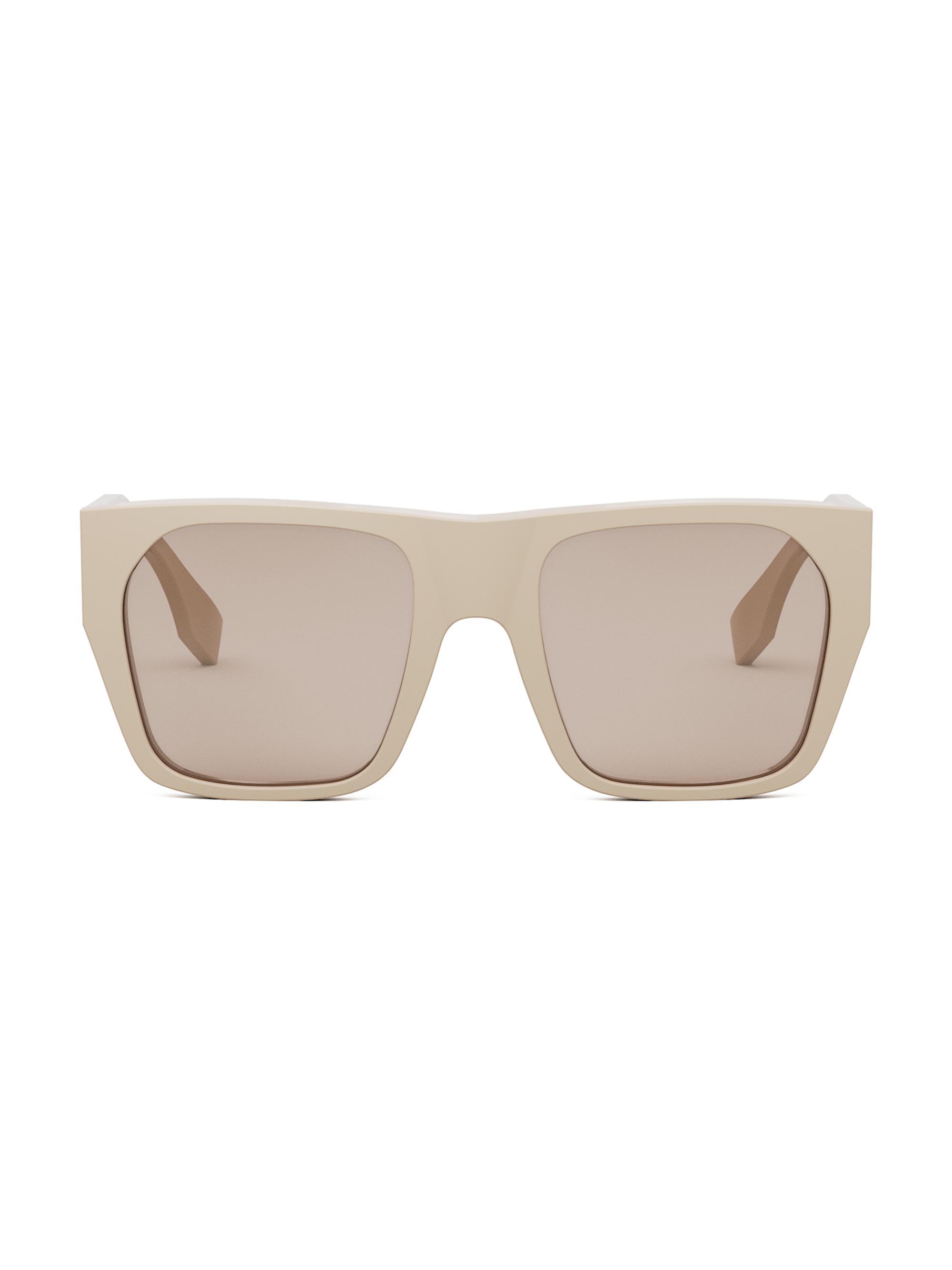 Fendi Women's Baguette 54MM Square Sunglasses - Beige Light Taupe