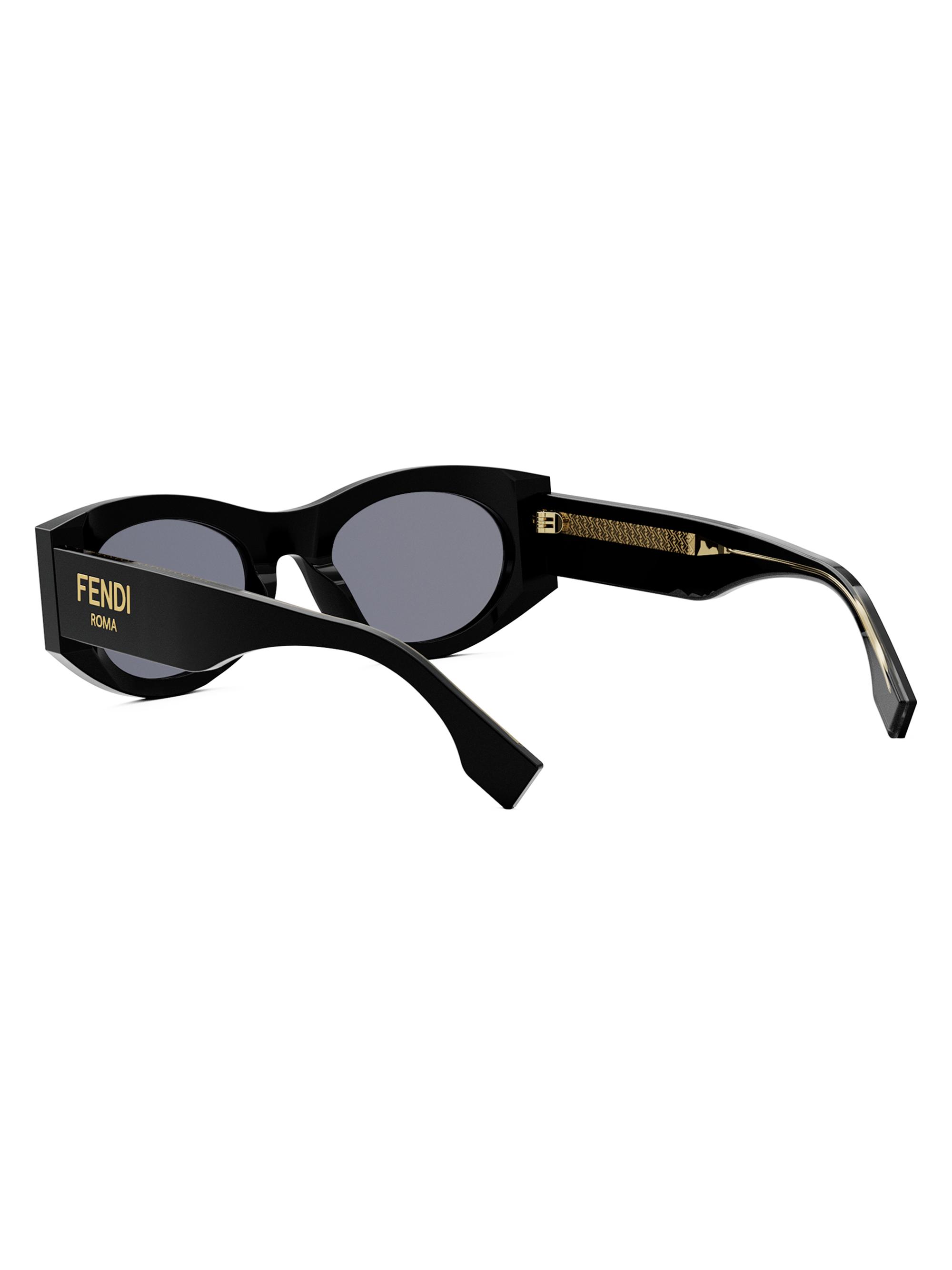 Fendi Fendi Roma 52MM Oval Sunglasses | Saks Fifth Avenue