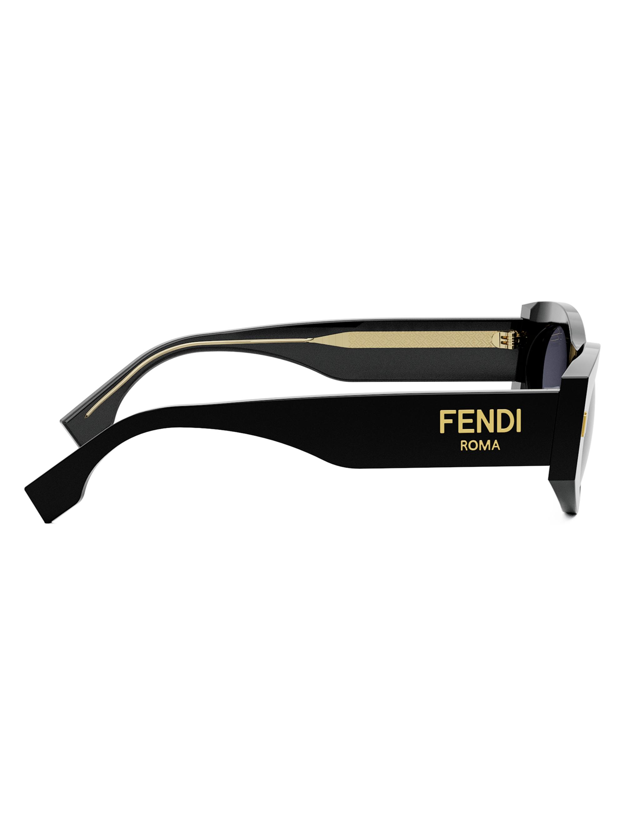 Fendi Fendi Roma 52MM Oval Sunglasses | Saks Fifth Avenue