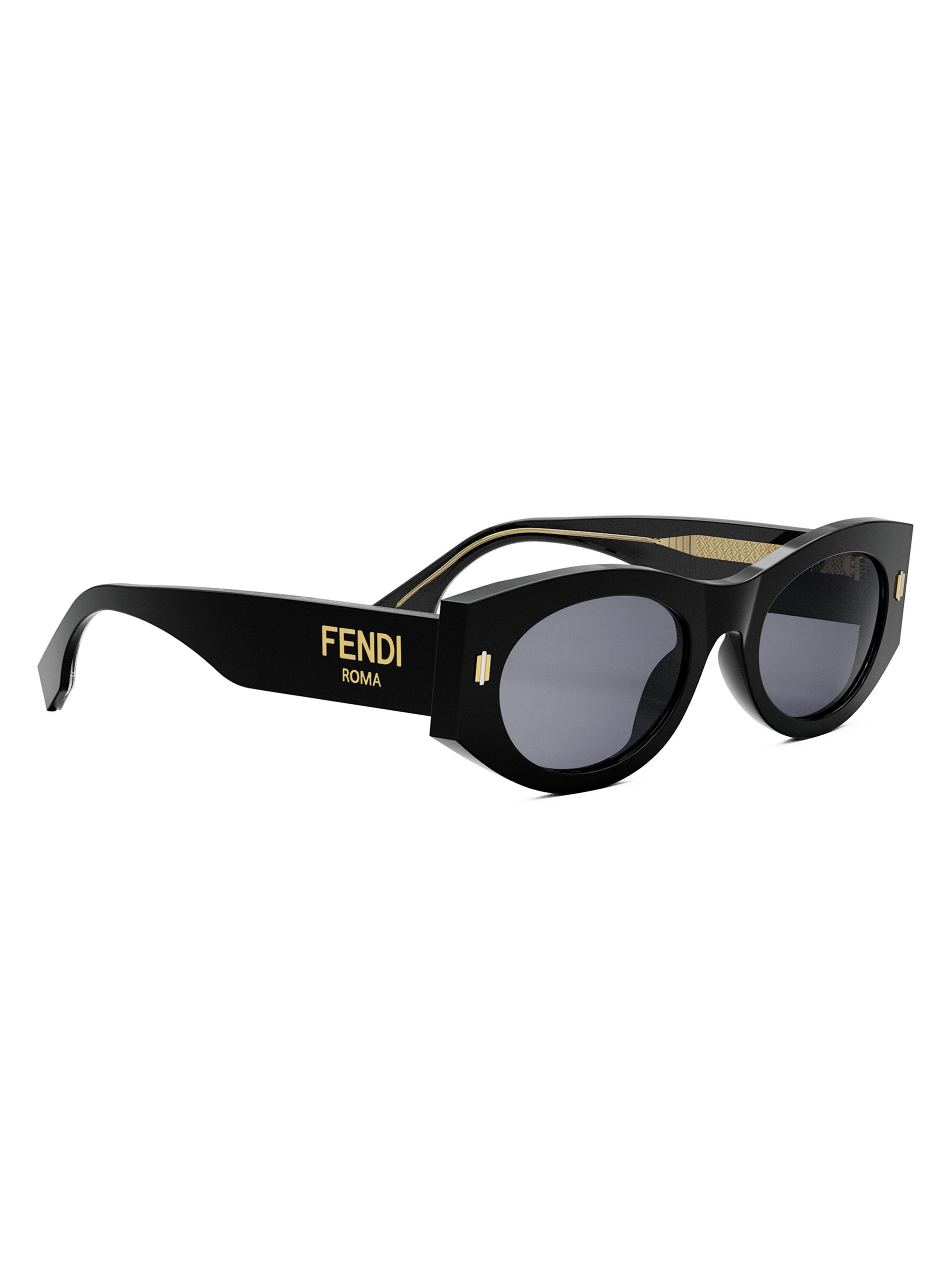 Fendi Fendi Roma 52MM Oval Sunglasses | Saks Fifth Avenue