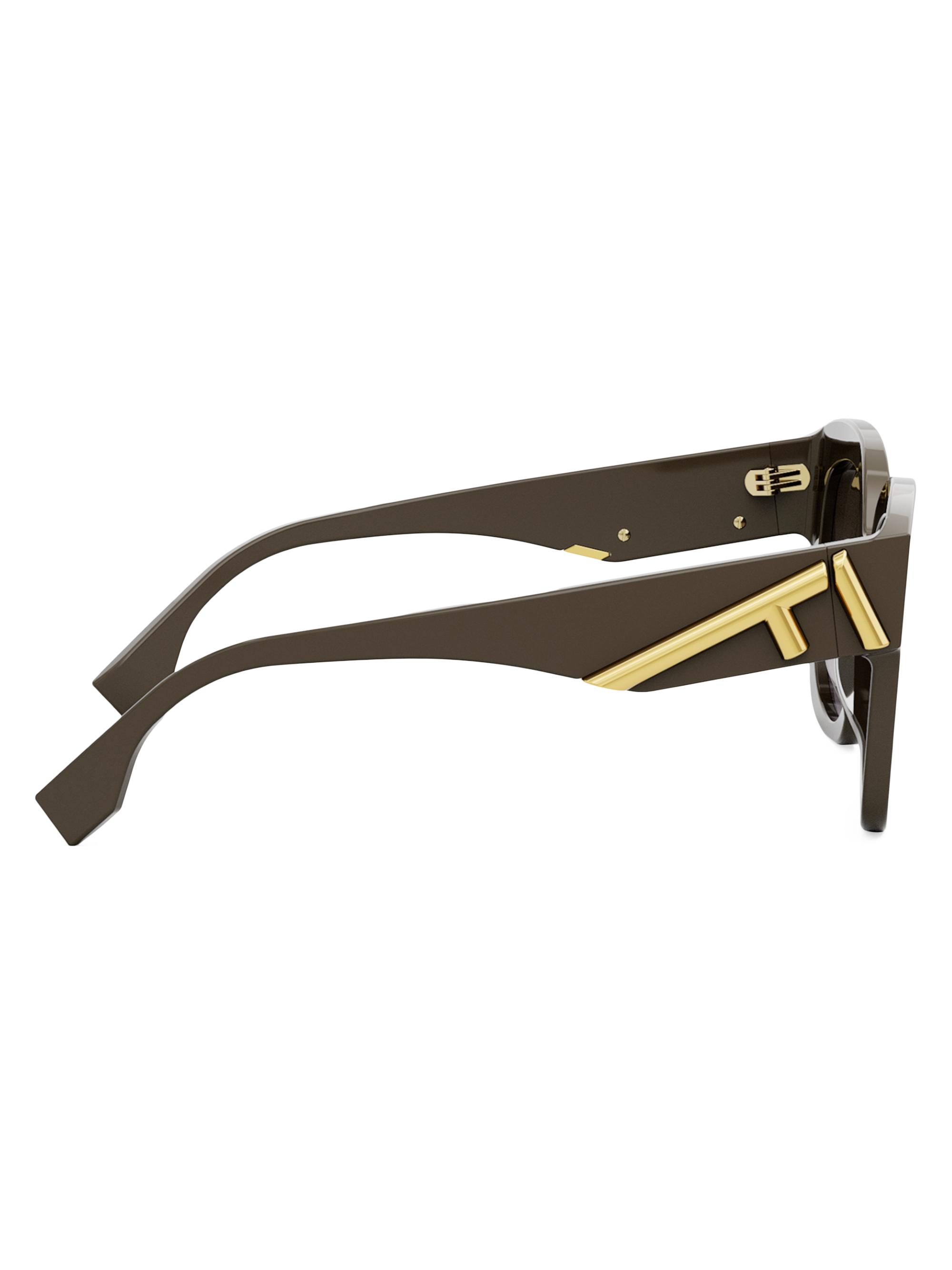 Fendi Fendi First 63MM Square Sunglasses | Saks Fifth Avenue