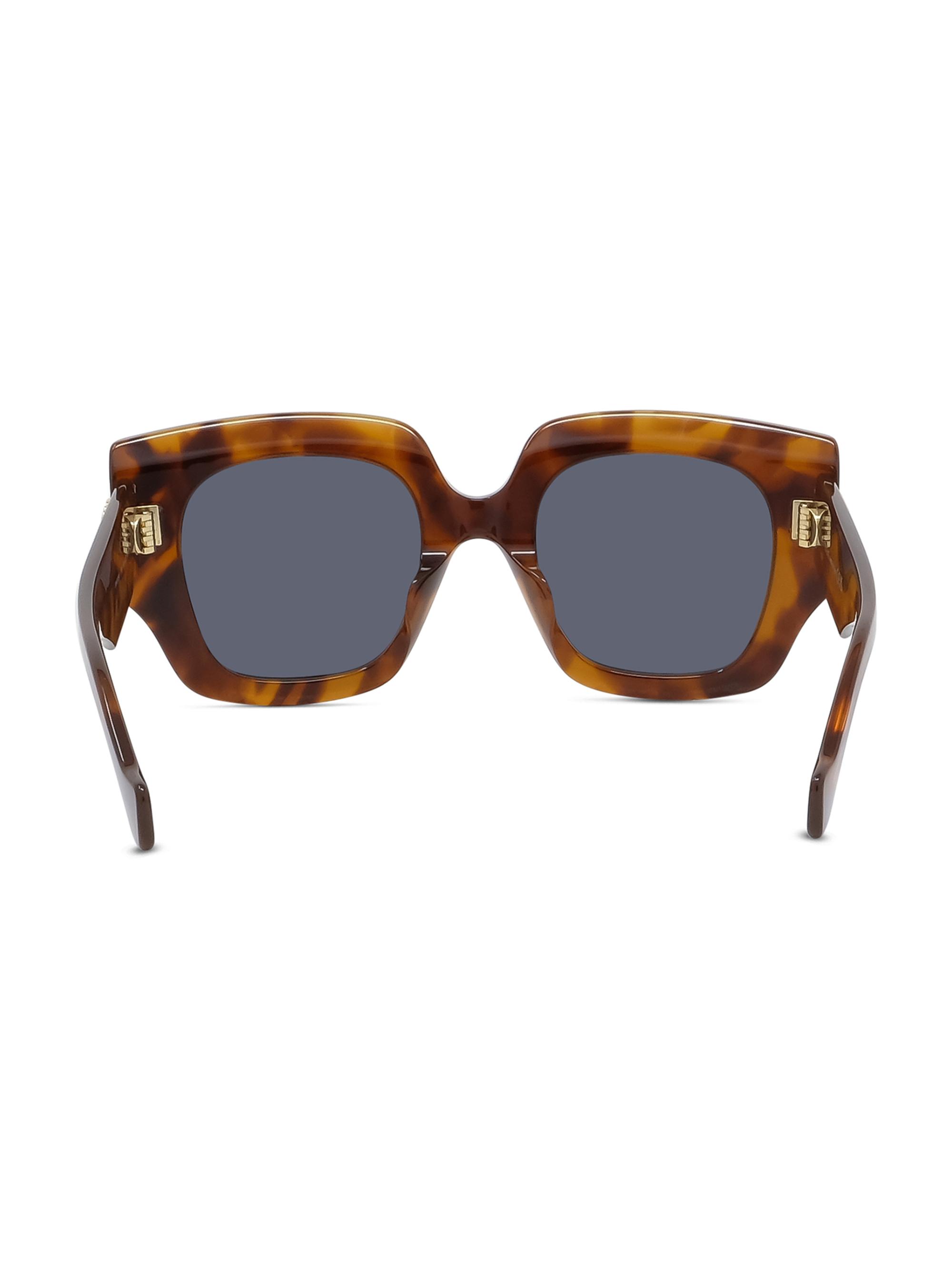 LOEWE Anagram 50MM Geometric Sunglasses | Saks Fifth Avenue