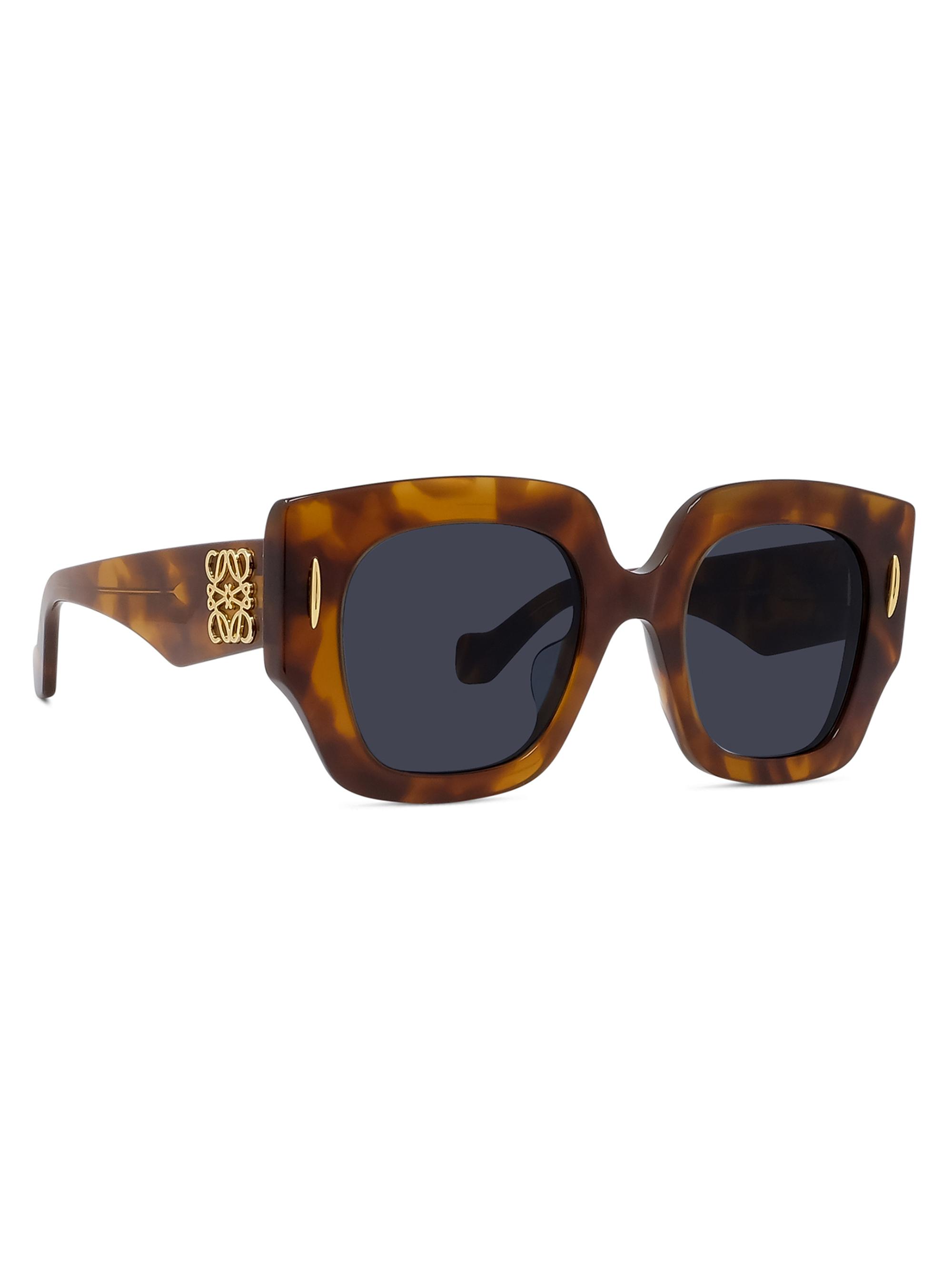 LOEWE Anagram 50MM Geometric Sunglasses | Saks Fifth Avenue