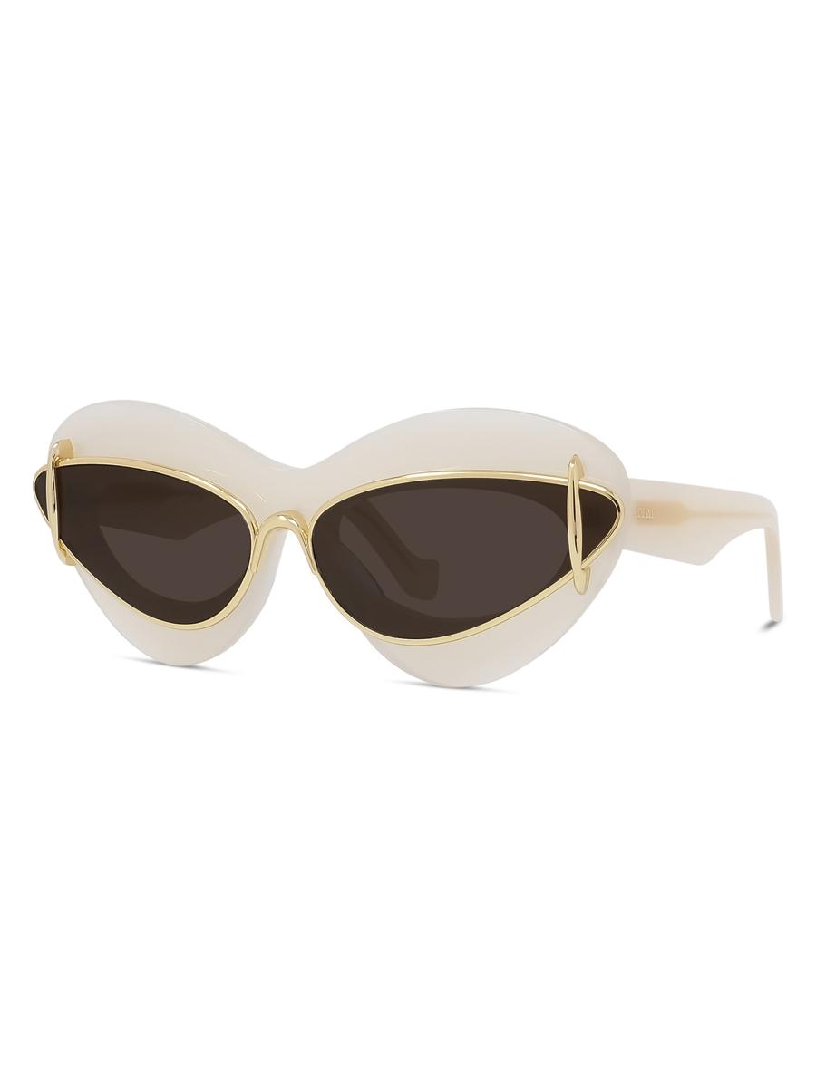 LOEWE Double Frame 67MM Cat-Eye Sunglasses | Saks Fifth Avenue