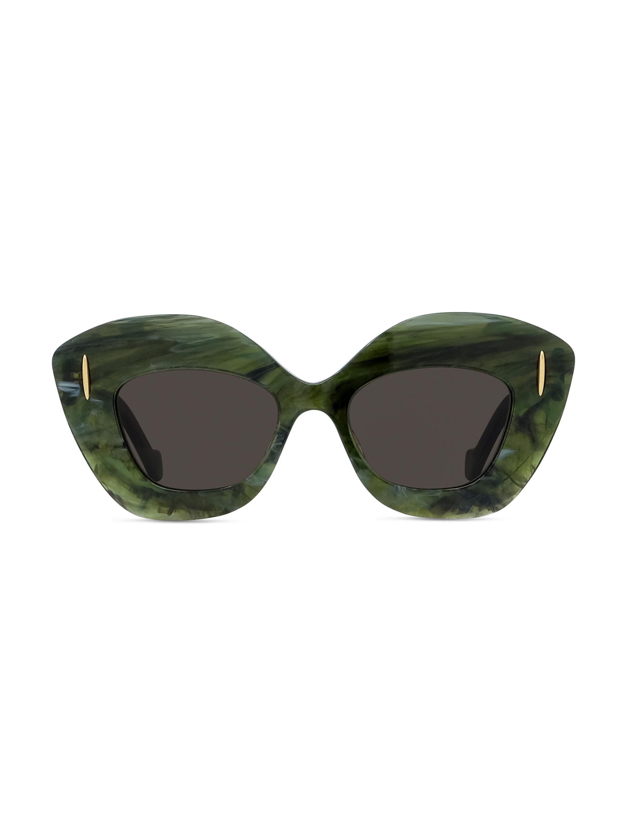 LOEWE Anagram 48MM Cat-Eye Sunglasses | Saks Fifth Avenue