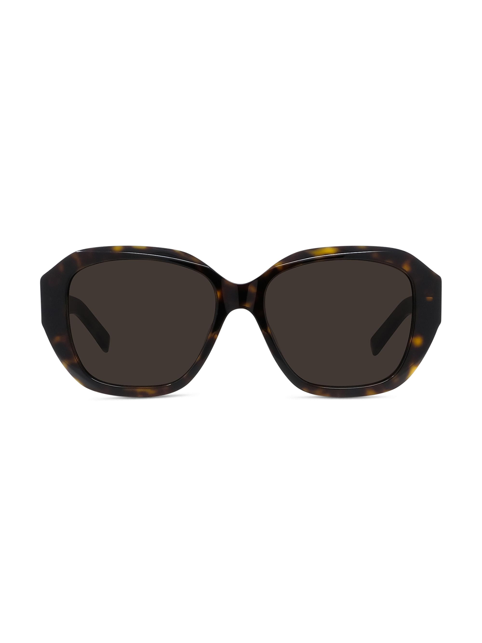 Givenchy Women's GVDay 55MM Round Sunglasses - Dark Havana Brown