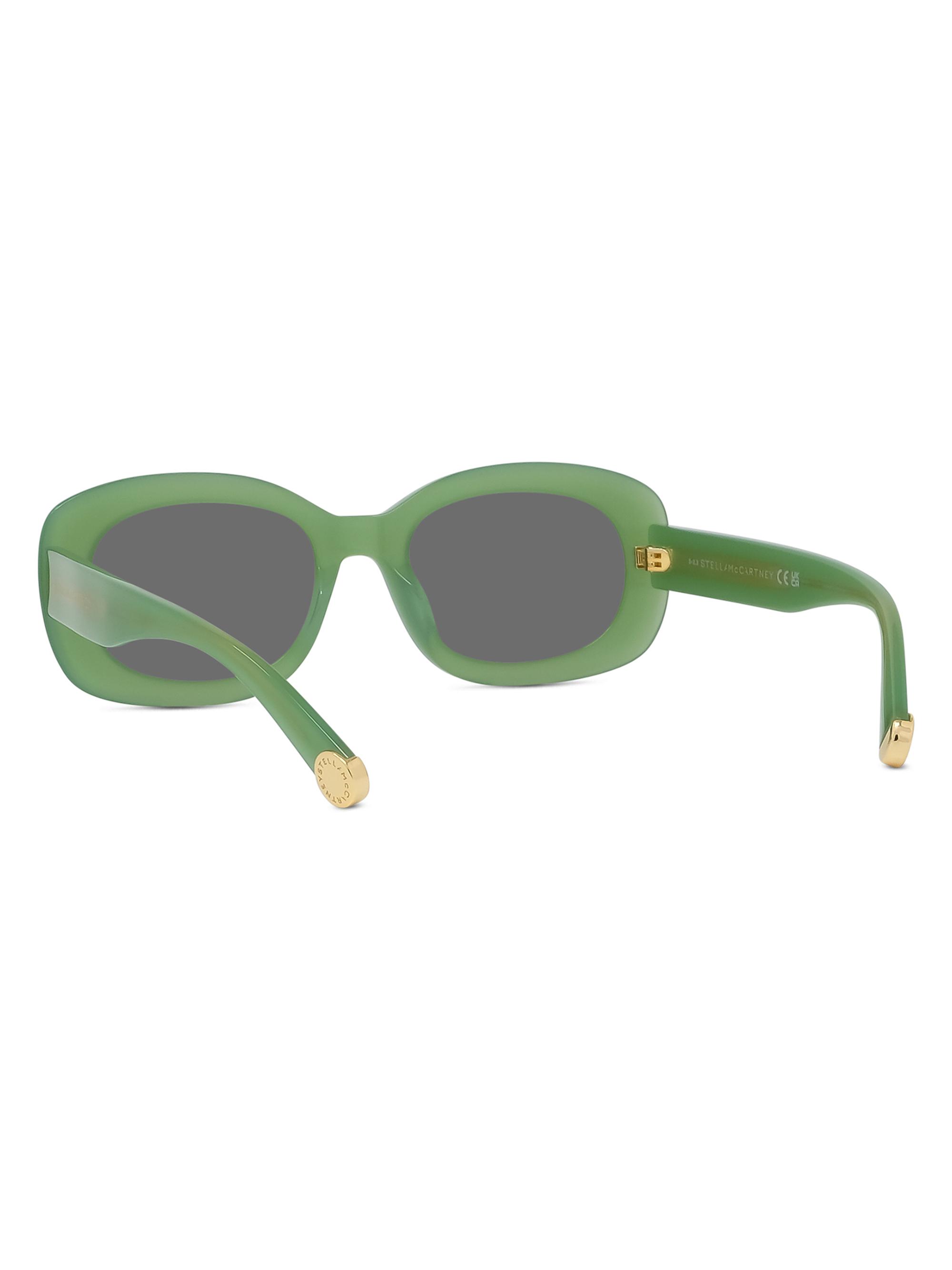 Shop Stella McCartney Square Shiny 52MM Sunglasses | Saks Fifth Avenue 