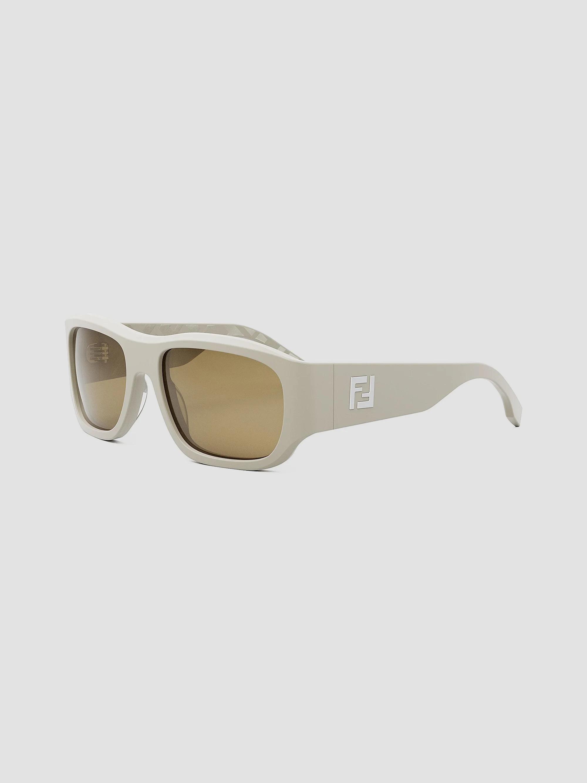 Fendi FF Squared 56MM Rectangular Sunglasses | Saks Fifth Avenue