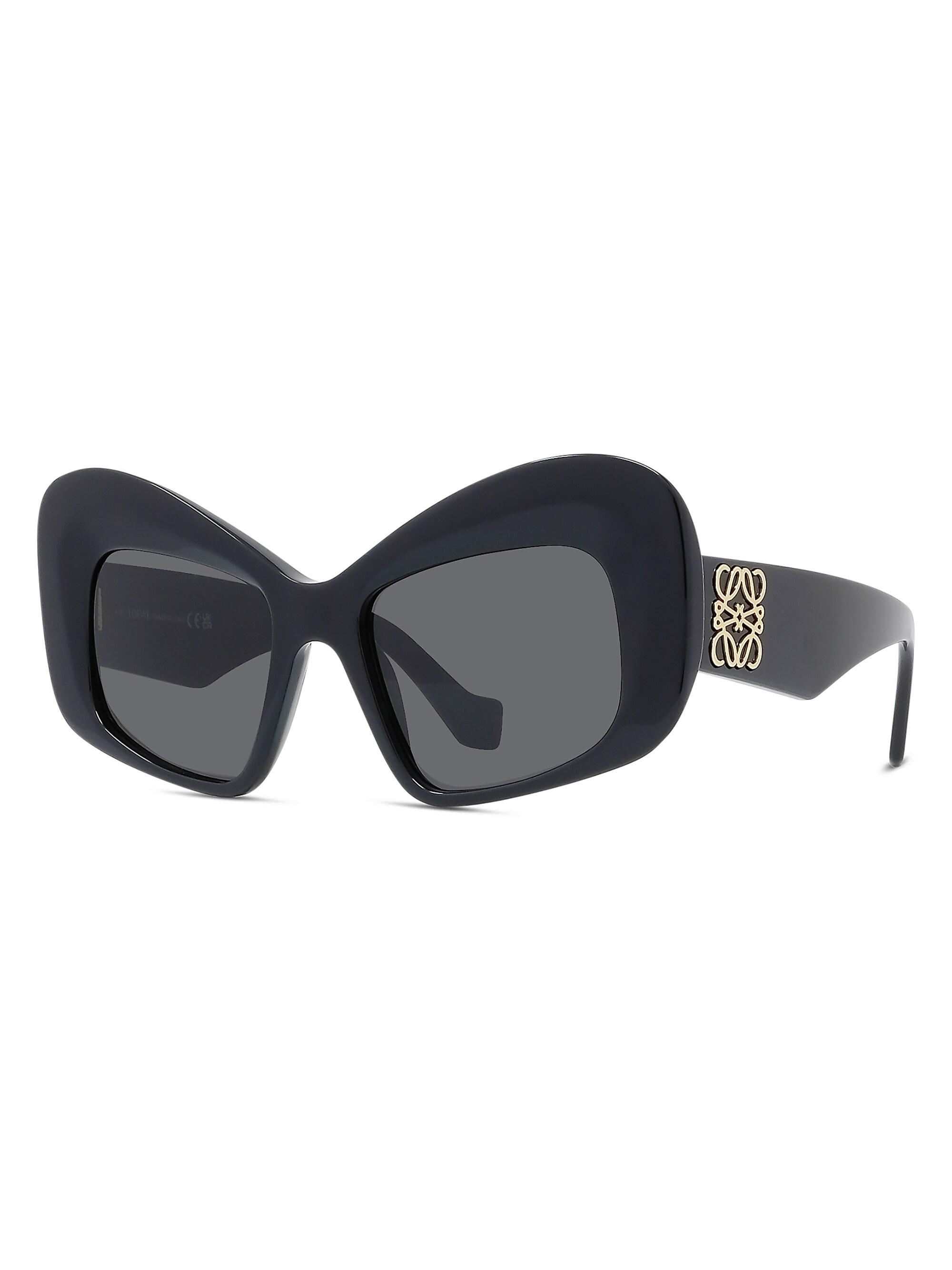 LOEWE Anagram 50MM Geometric Sunglasses | Saks Fifth Avenue
