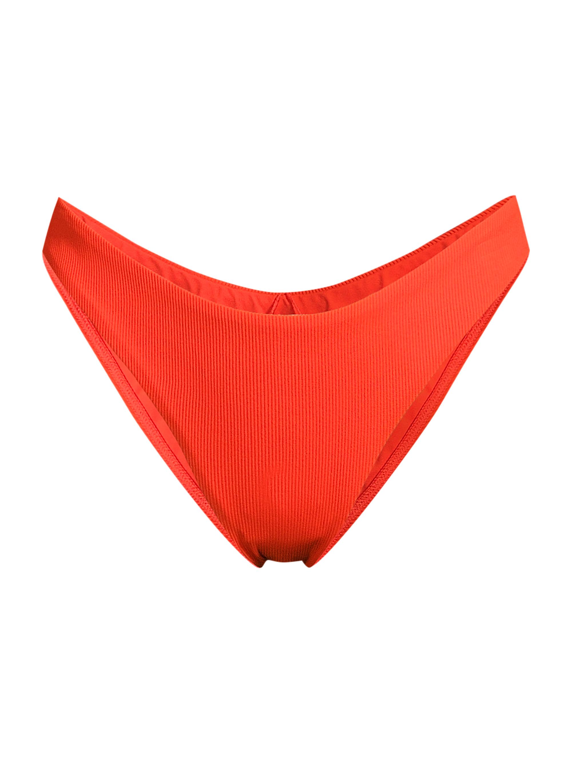 LSpace Women's Rocky Ribbed Bikini Bottom - Pimento
