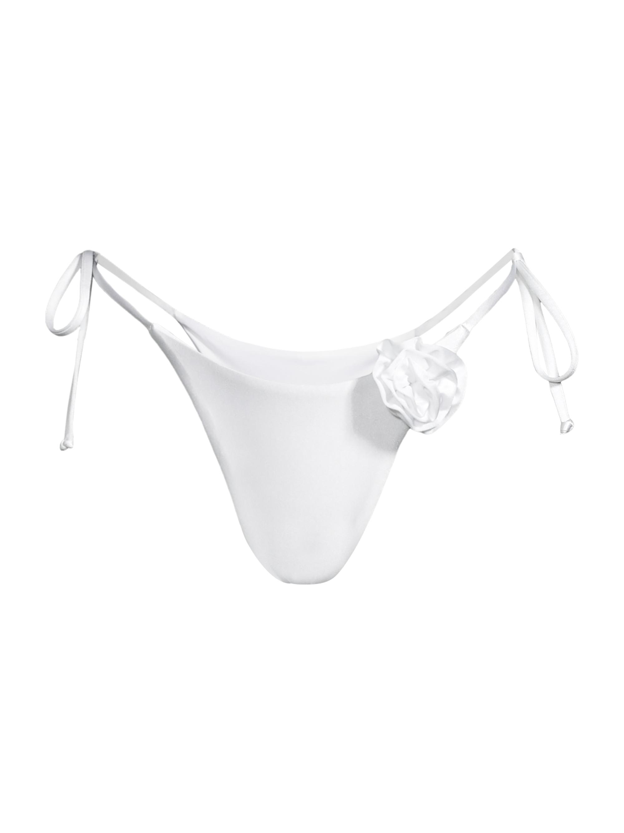 LSpace Women's Lennox String Bikini Bottom - White