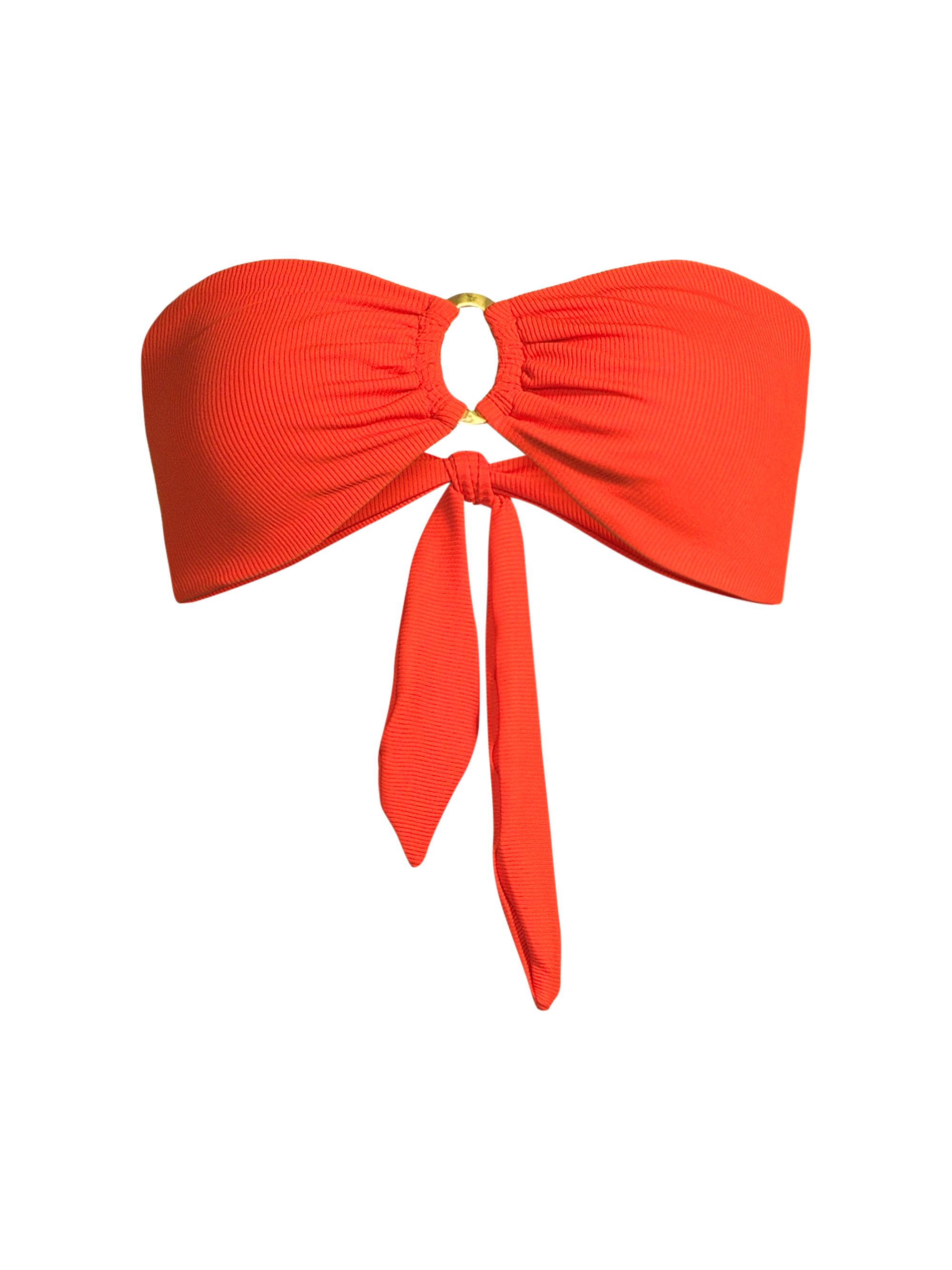 LSpace Women's Jasper Bandeau Bikini Top - Pimento