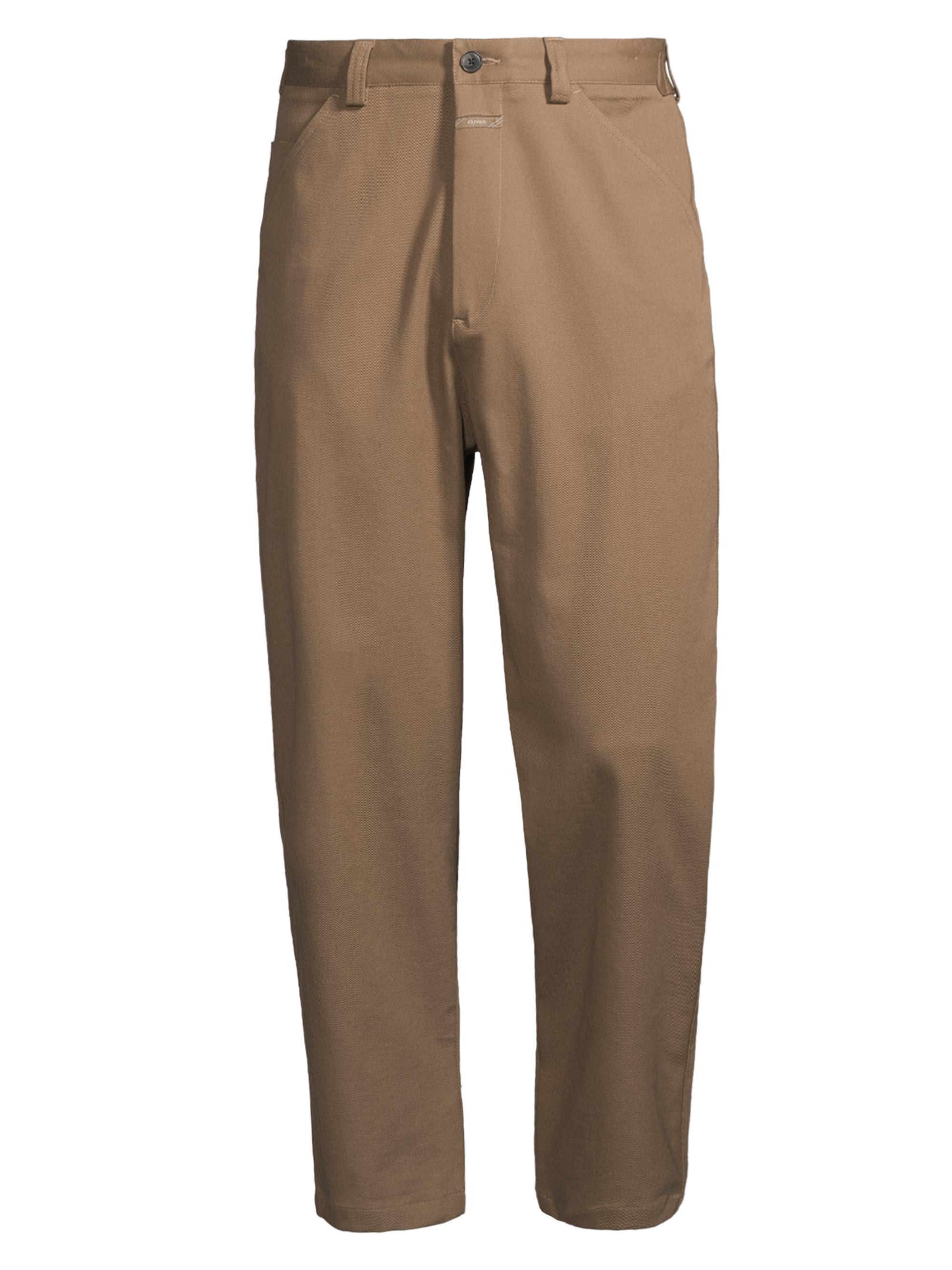 Closed Men's Dover Stretch-Cotton Pants - Teak Wood