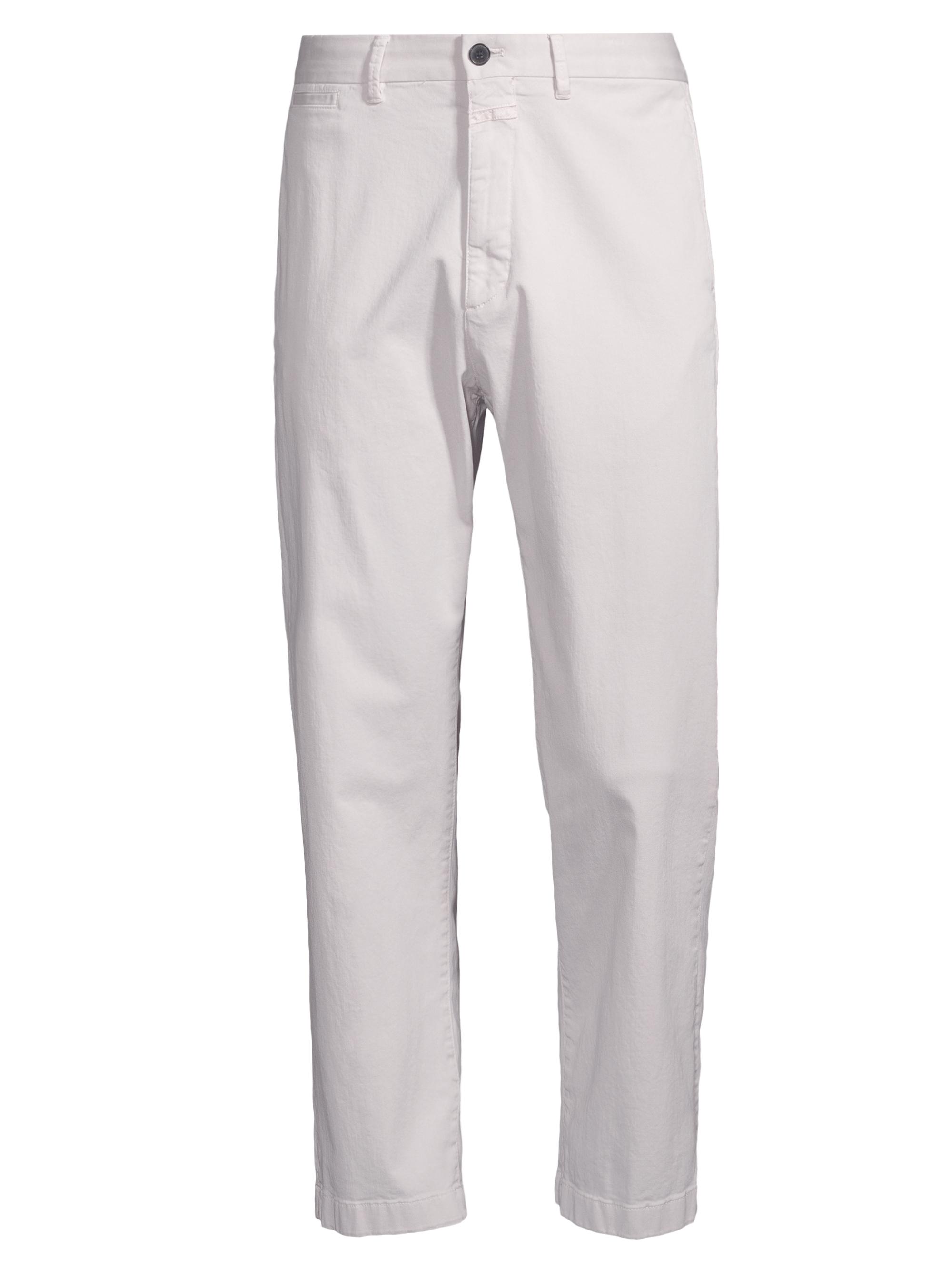 Closed Men's Tacoma Stretch-Cotton Pants - Fog Grey