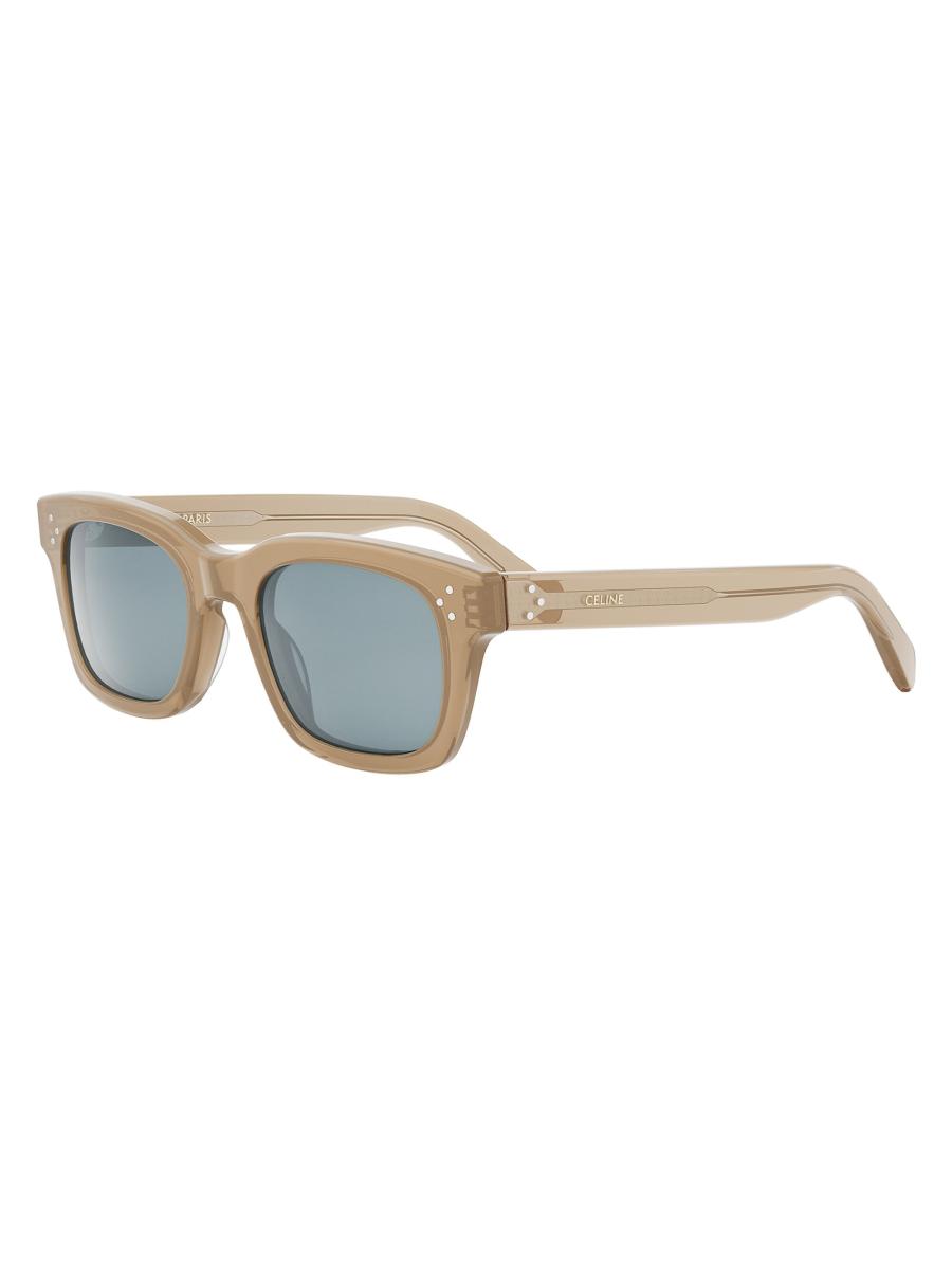 CELINE Bold 3 Dots 51MM Square Sunglasses | Saks Fifth Avenue