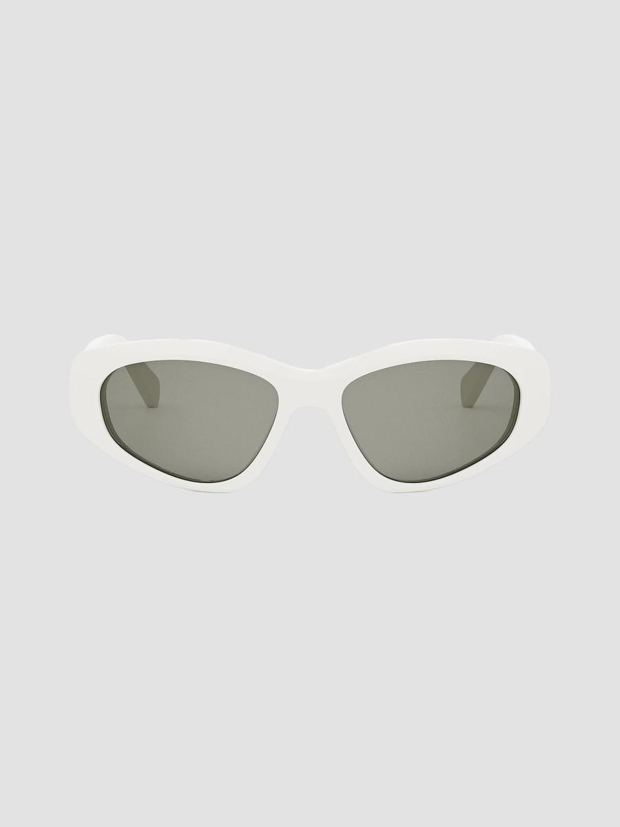CELINE  Monochroms 57MM Geometric Black Sunglasses CELINE Monochroms 57MM Geometric Sunglasses | Saks Fifth Avenue main image 4