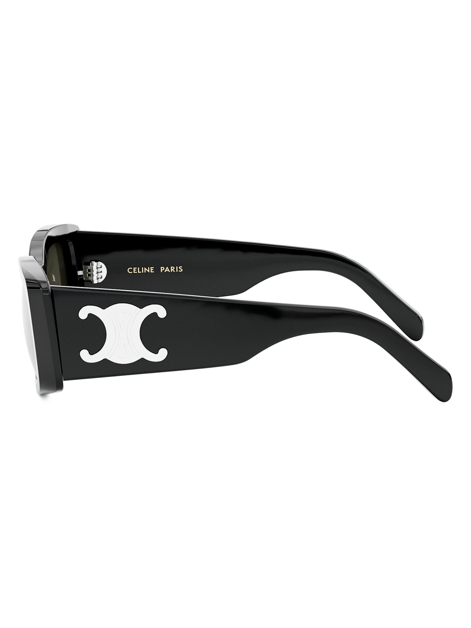 CELINE Triomphe 53MM Rectangular Sunglasses | Saks Fifth Avenue
