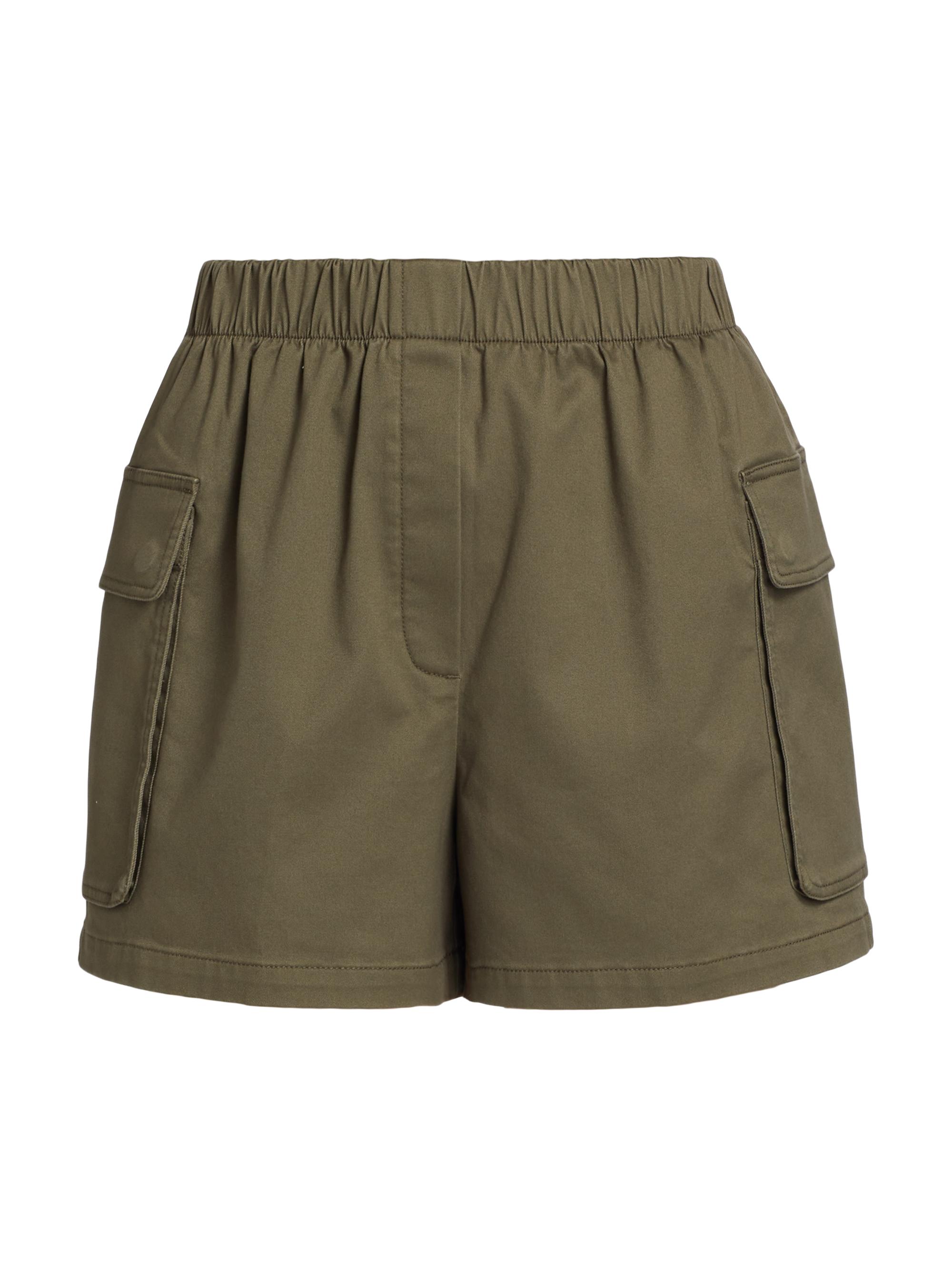 ATM Anthony Thomas Melillo Women's Cotton Twill Cargo Shorts - Army