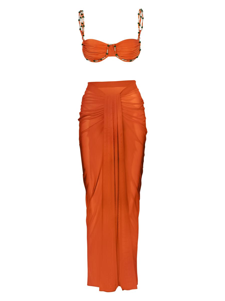 Baobab Sarakiniko Nia Draped Tie-Dye Maxi Skirt | Saks Fifth