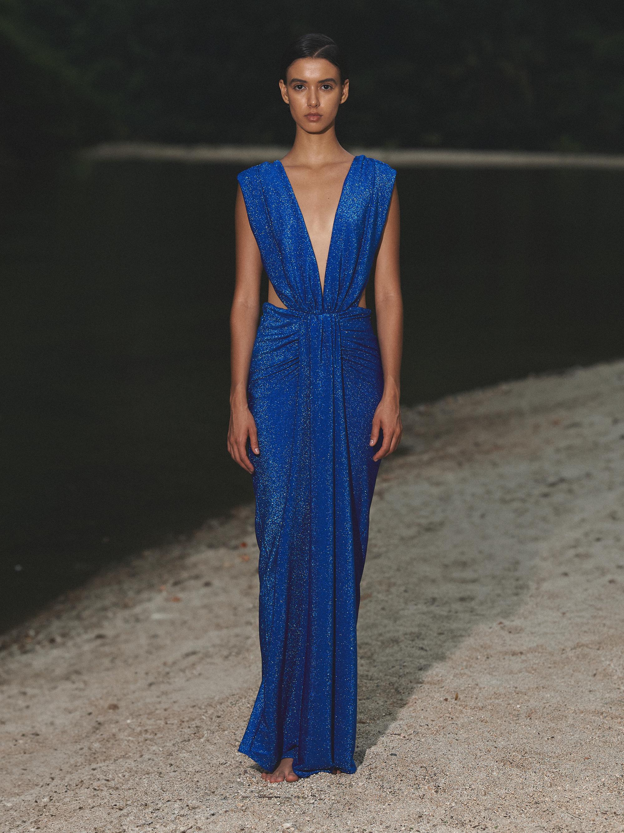 Baobab Sarakiniko Nia Draped Maxi Dress | Saks Fifth Avenue