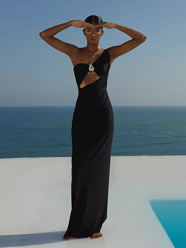 Shop Baobab Sarakiniko Arrecife One-Shoulder Maxi Dress | Saks 