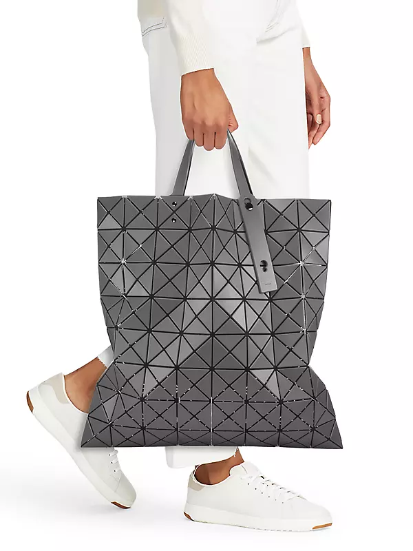 Shop Bao Bao Issey Miyake Combination Lucent Matte Tote Bag Shop Bao Bao Issey Miyake Combination Lucent Matte Tote Bag