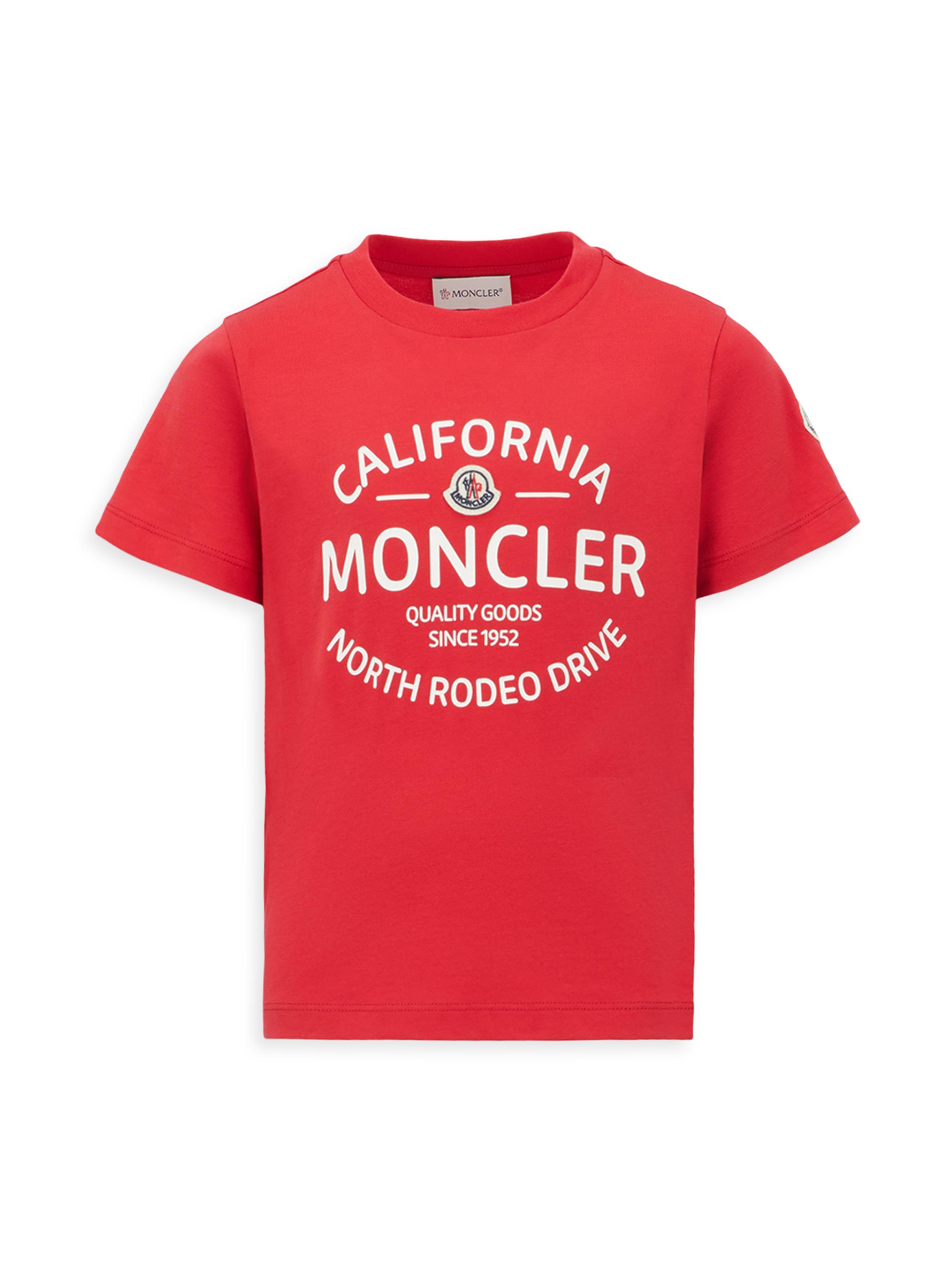moncler lettering graphic t shirt