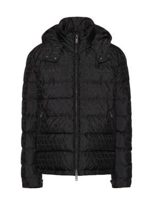 VLTN pattern hooded jacket