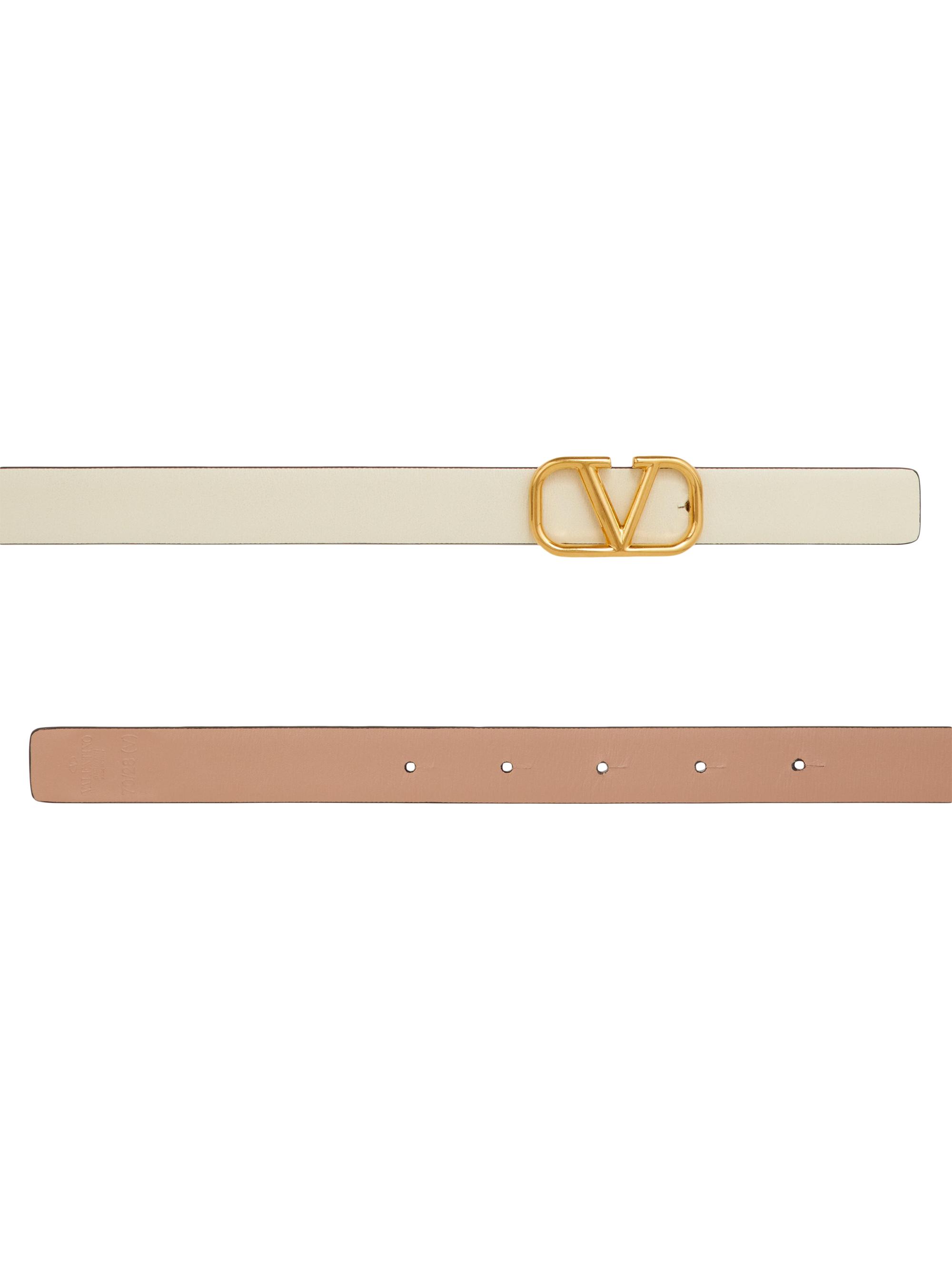 Valentino Garavani Pink VLogo Signature Belt