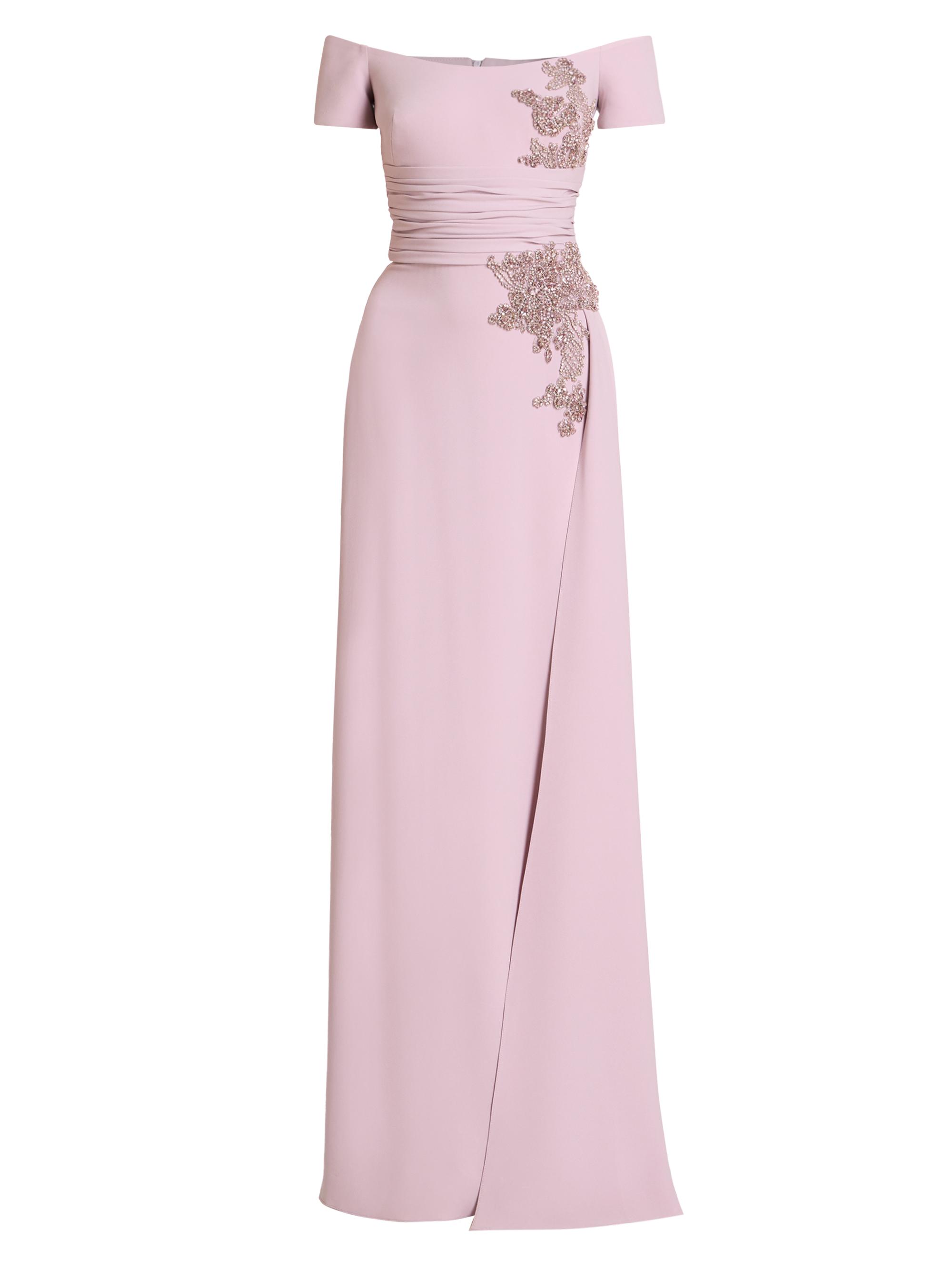 Zuhair Murad Women's Crystal Off-The-Shoulder Gown - Violet Ice