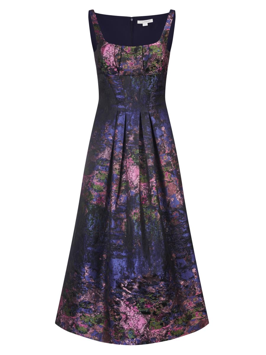 【新品タグ付】Keyneck Jacquard Dress Keyneck Jacquard Dress – L'AUBE BLANC