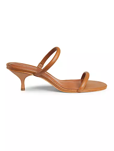 Taliah 63MM Leather Sandals