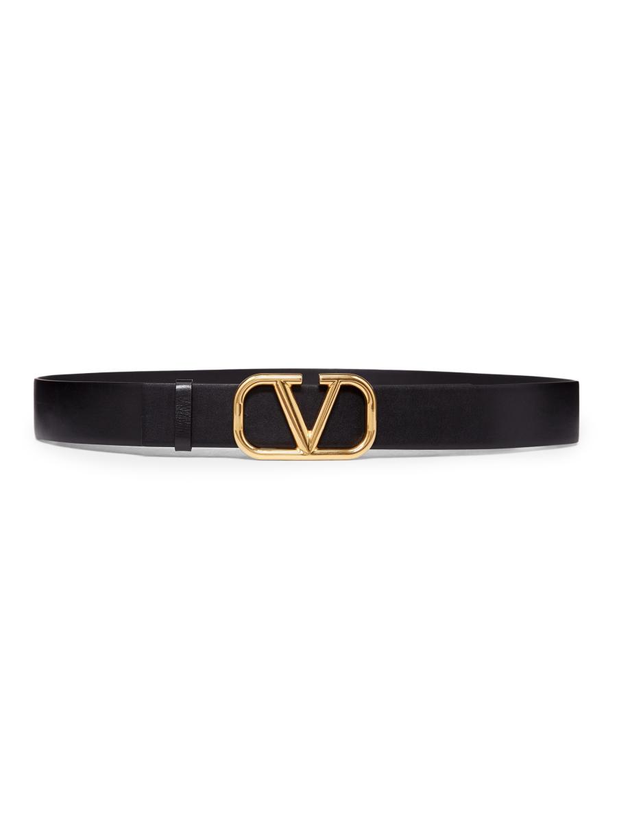Valentino Garavani VLogo Signature Calfskin Belt 40 MM | Saks