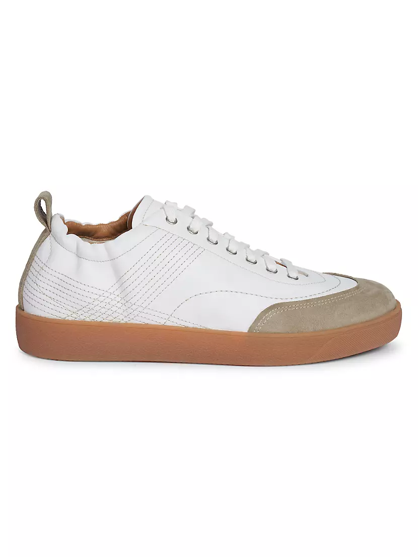 Shop Dries Van Noten Leather Low-Top Sneakers | Saks Fifth Avenue