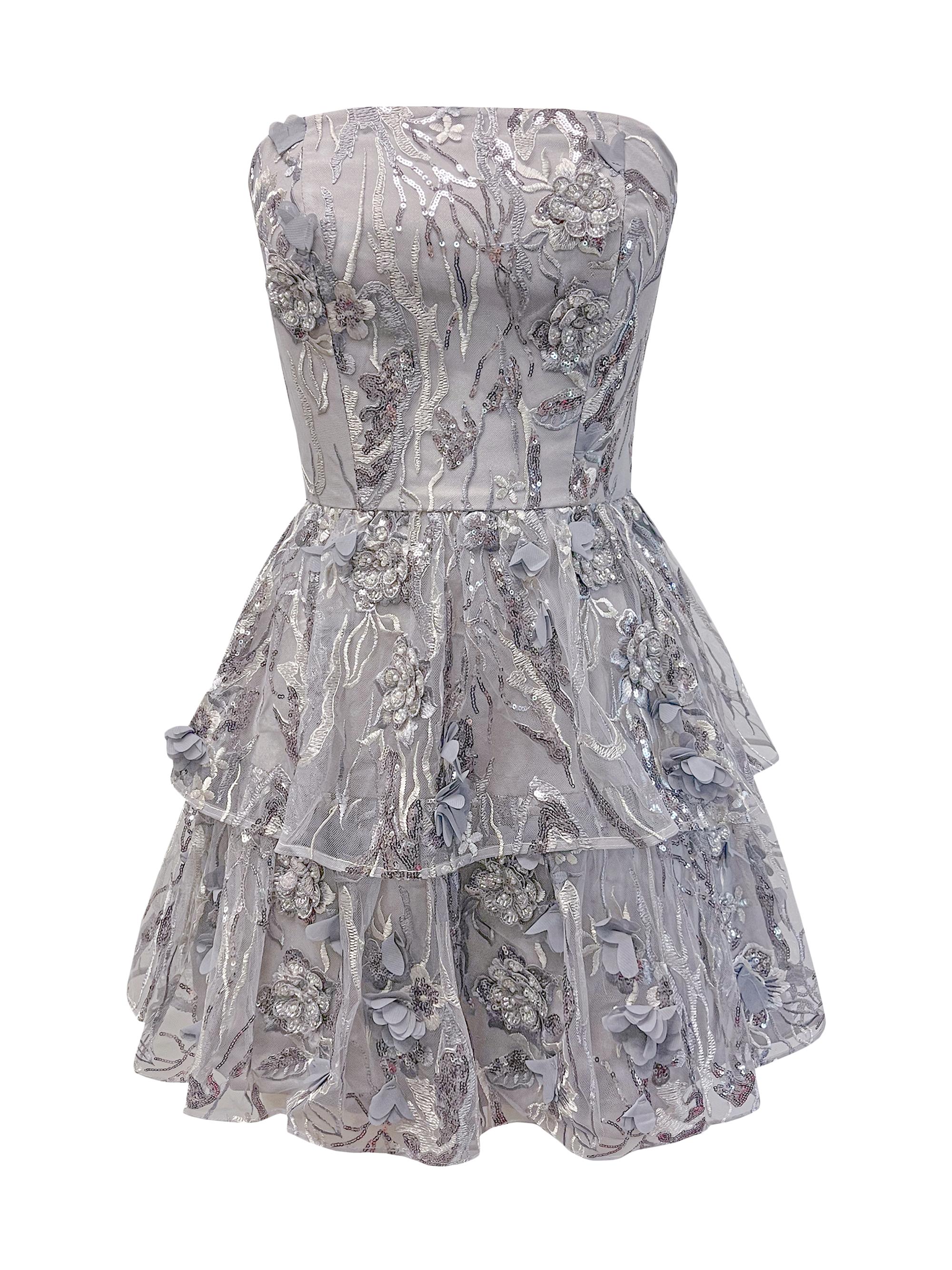 open lace back dress White Hen Dress main image 0