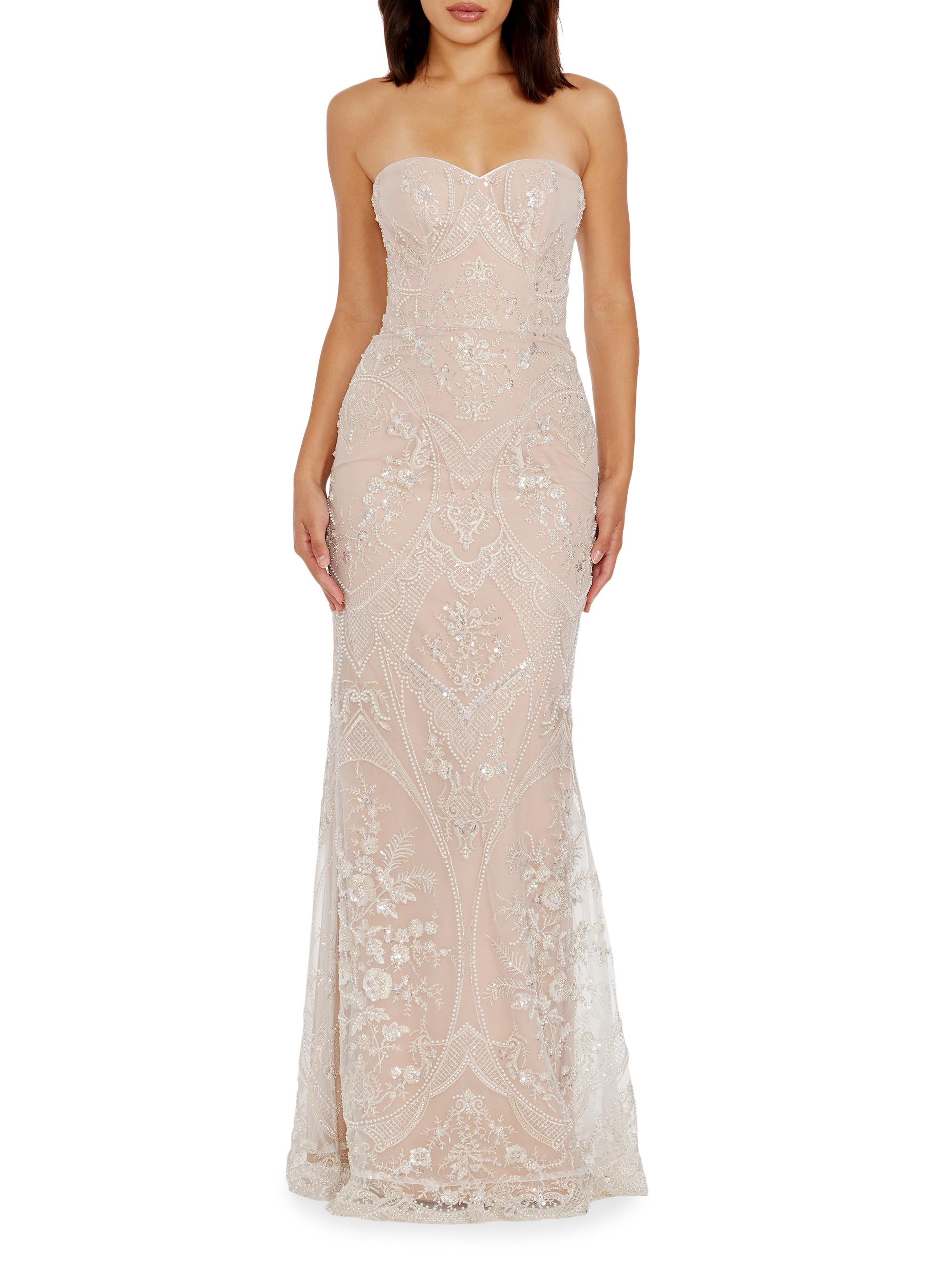 Dress The Population Sheridan Strapless Beaded Mermaid Gown | Saks Fifth  Avenue