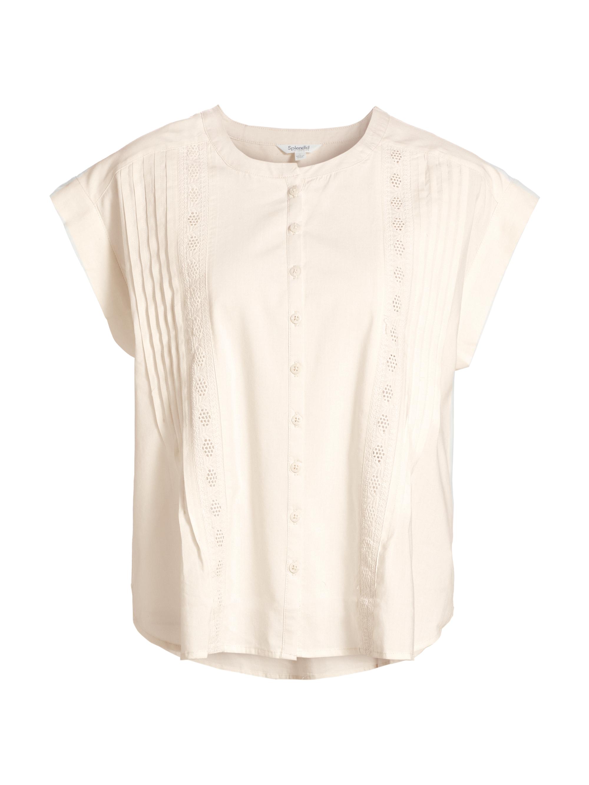 Splendid Women's Paloma Lace Blouse - Moonstone