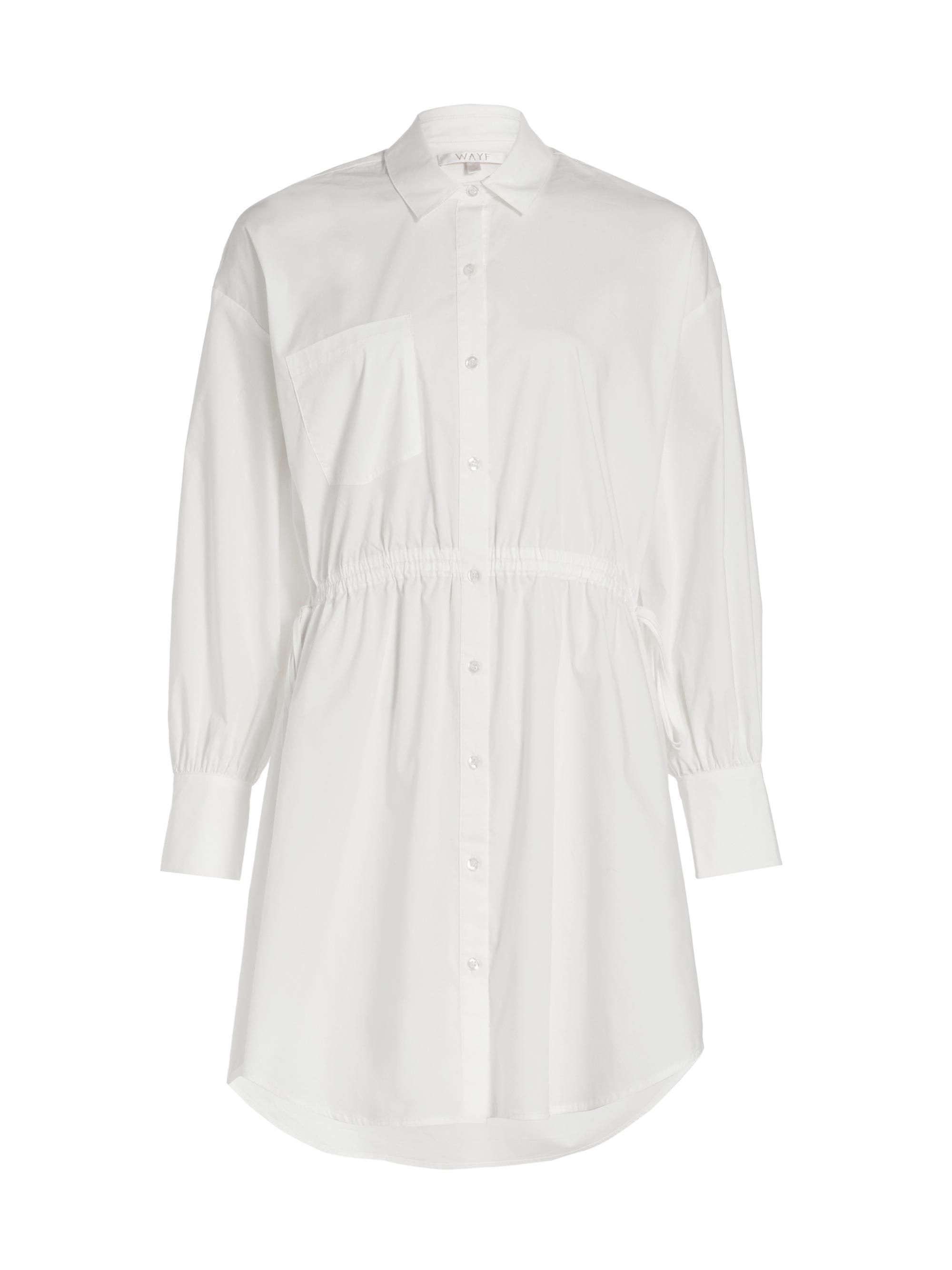 Wayf Women's Heather Cotton Shirtdress -
