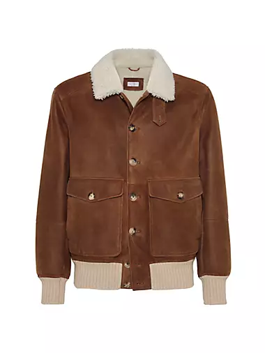 Burberry Prorsum Wool Shearling Collar Chesterfield Coat, $4,095, Saks  Fifth Avenue