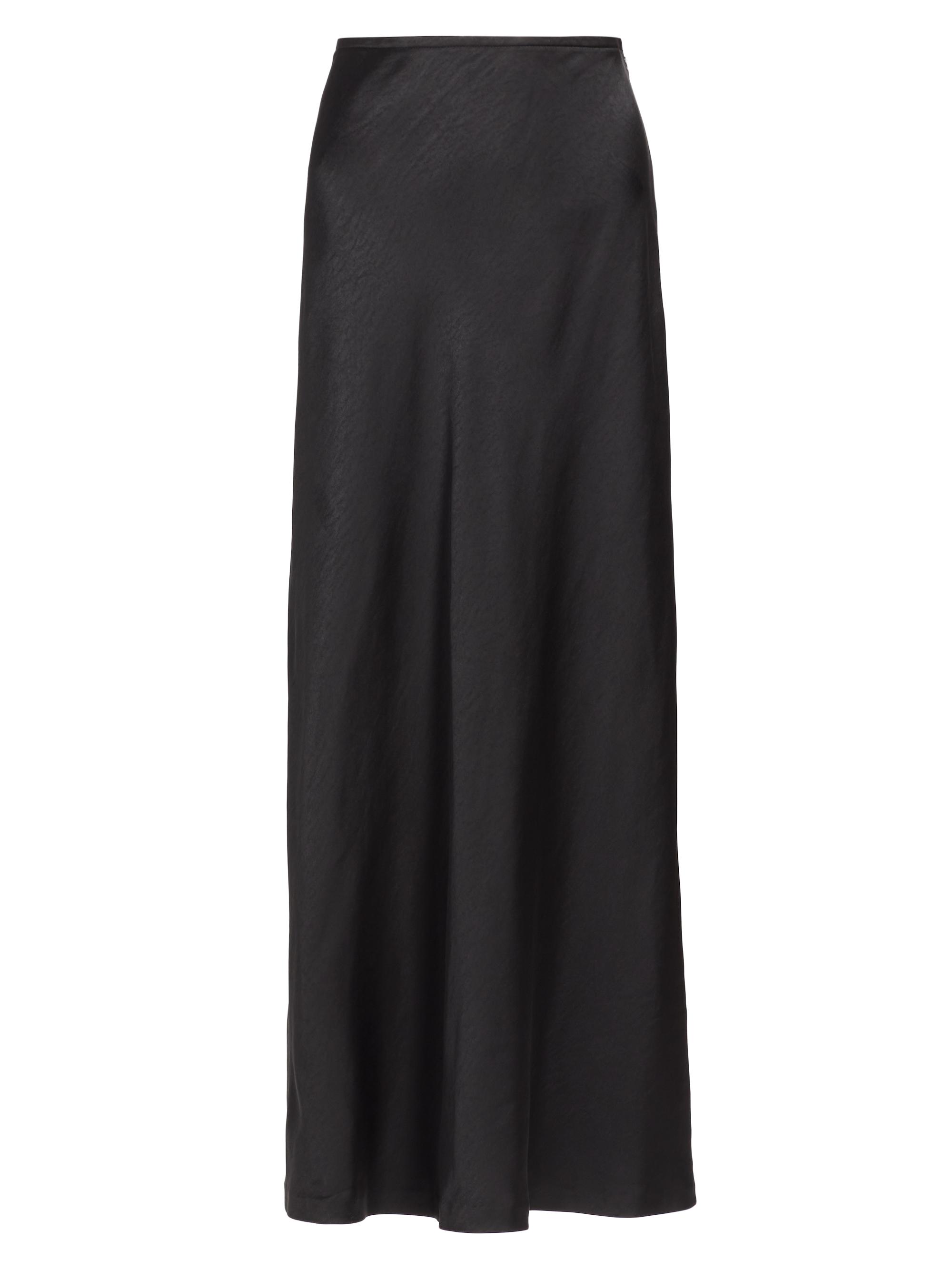 Kobi Halperin Women's Dominique Satin Maxi Skirt - Black