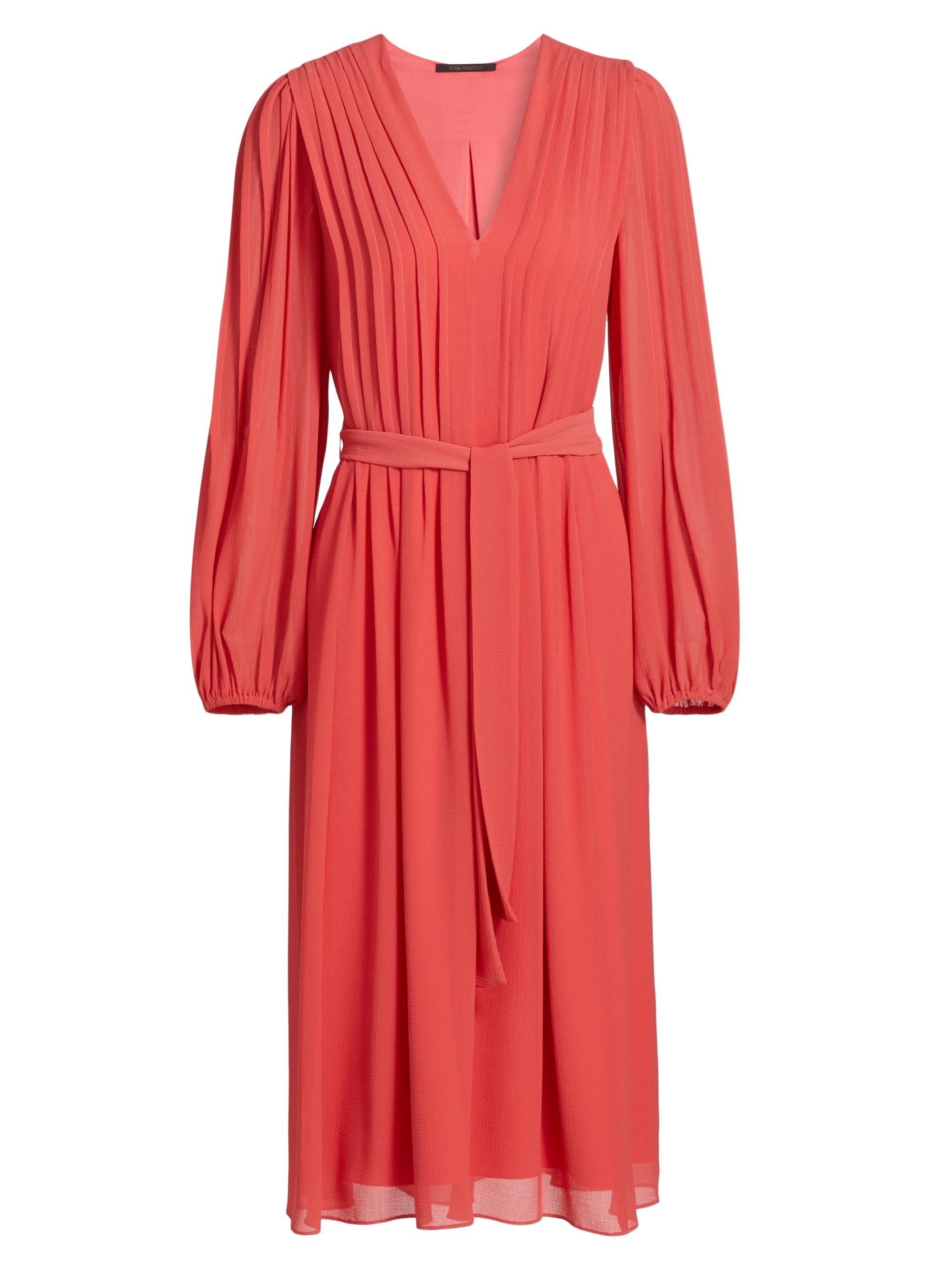 Kobi Halperin Women's Tatum Tie-Waist Pleated Midi-Dress - Poppy