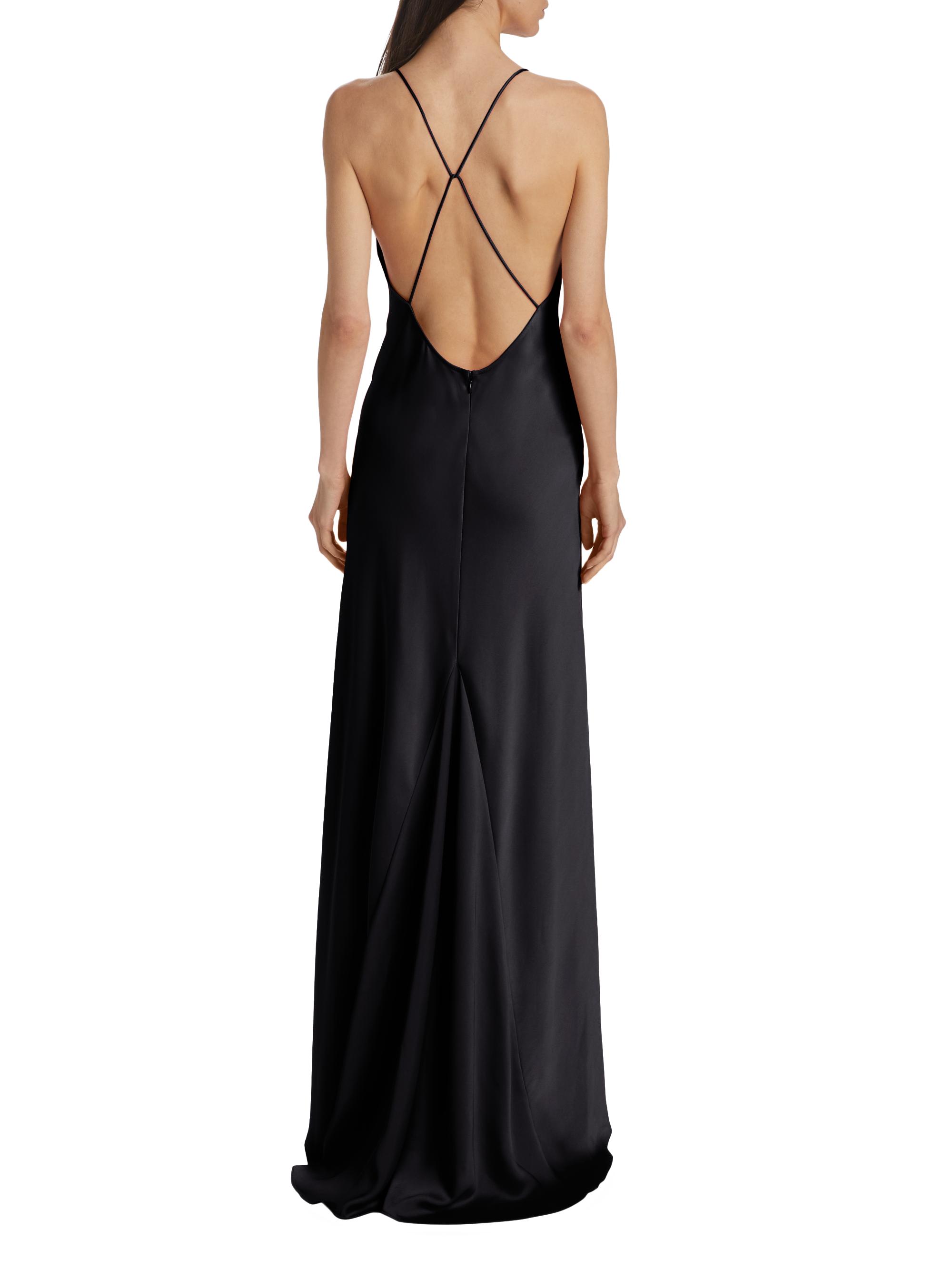 Ramy Brook Caspe Crisscrossed-Back Gown | Saks Fifth Avenue