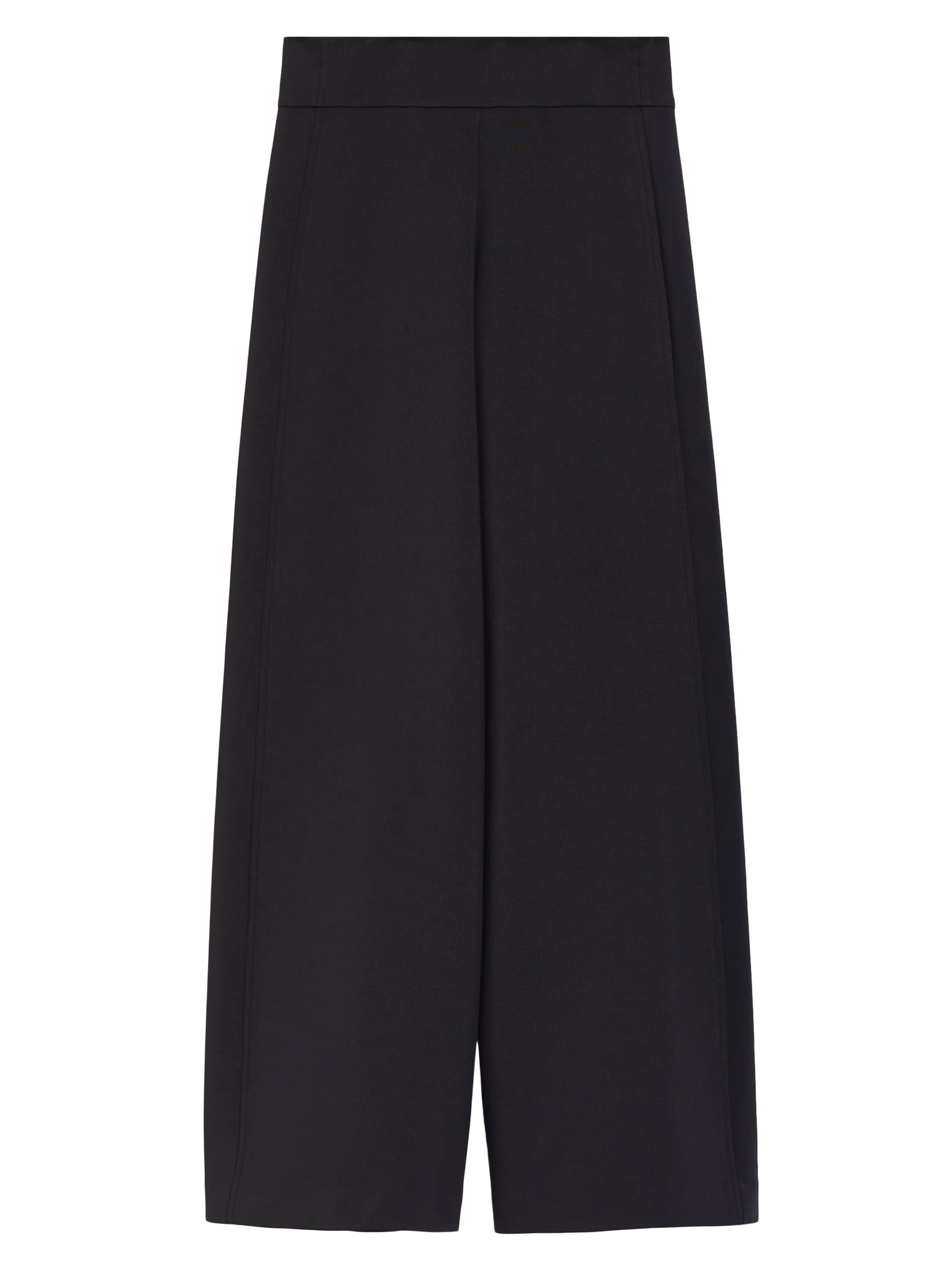 MM Max Mara Women's Levante Wide-Leg Trousers - Black