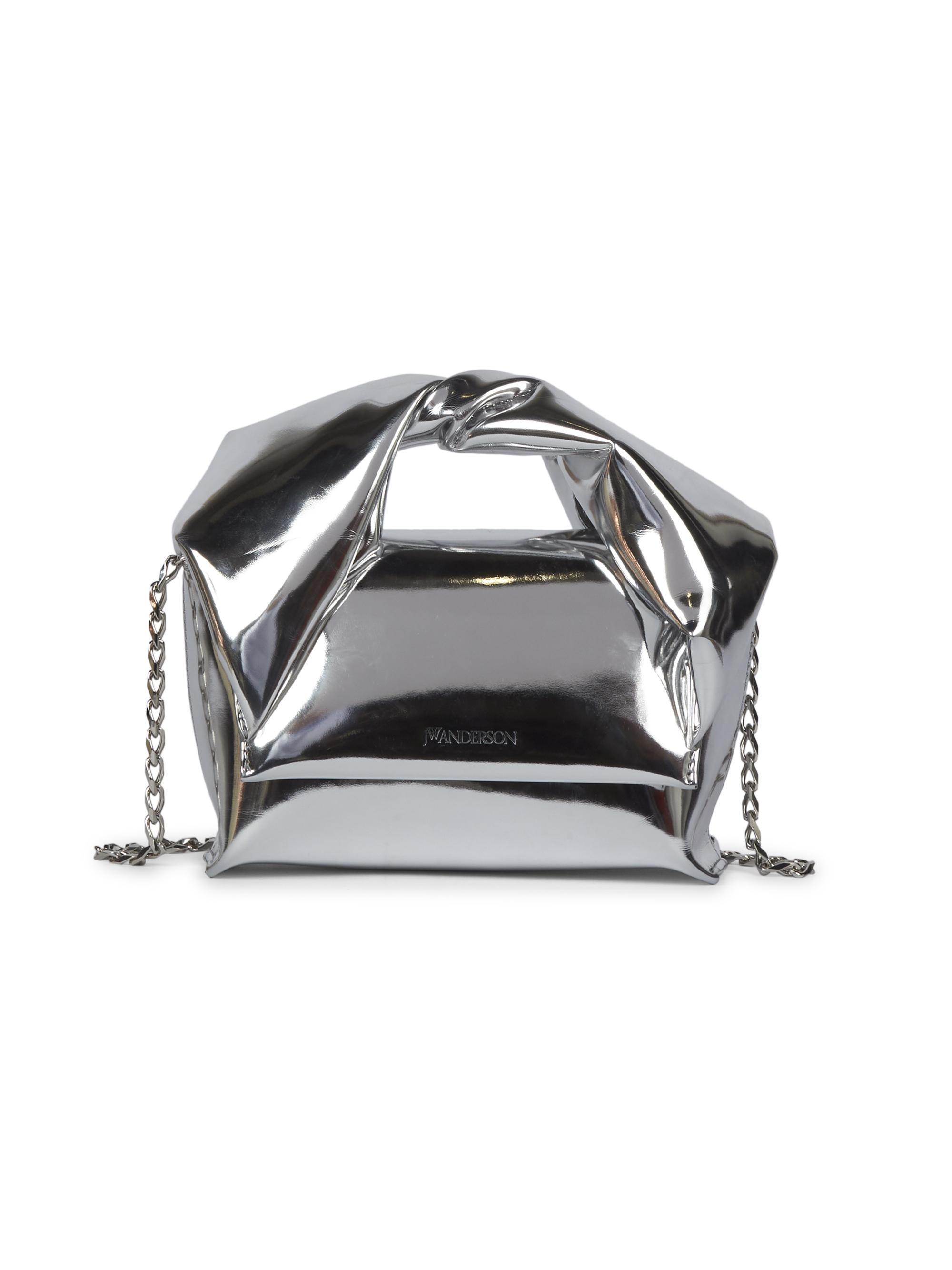 JW Anderson Women's Twister  Crossbody Bag - Silver