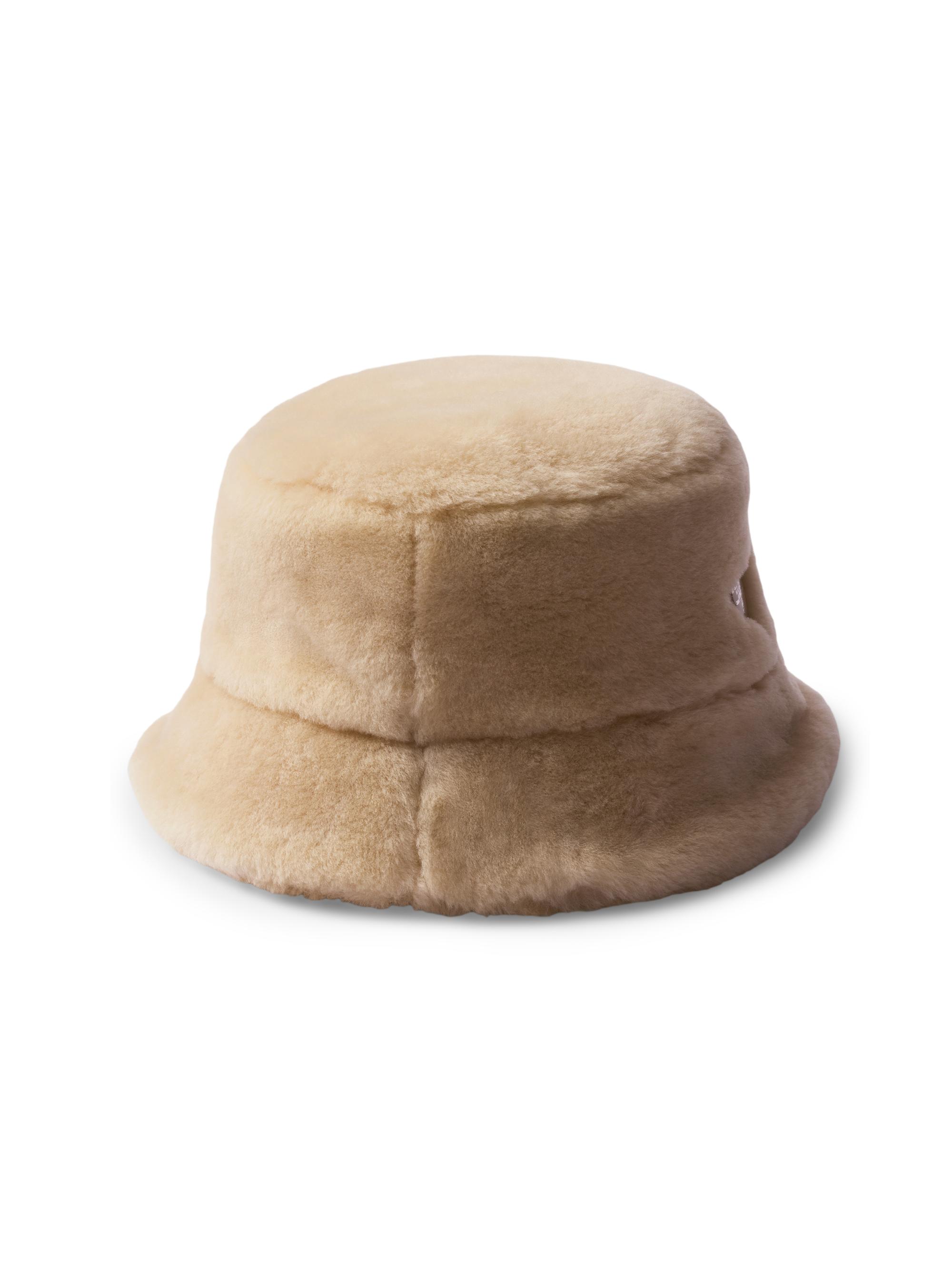 Prada Shearling Bucket Hat | Saks Fifth Avenue