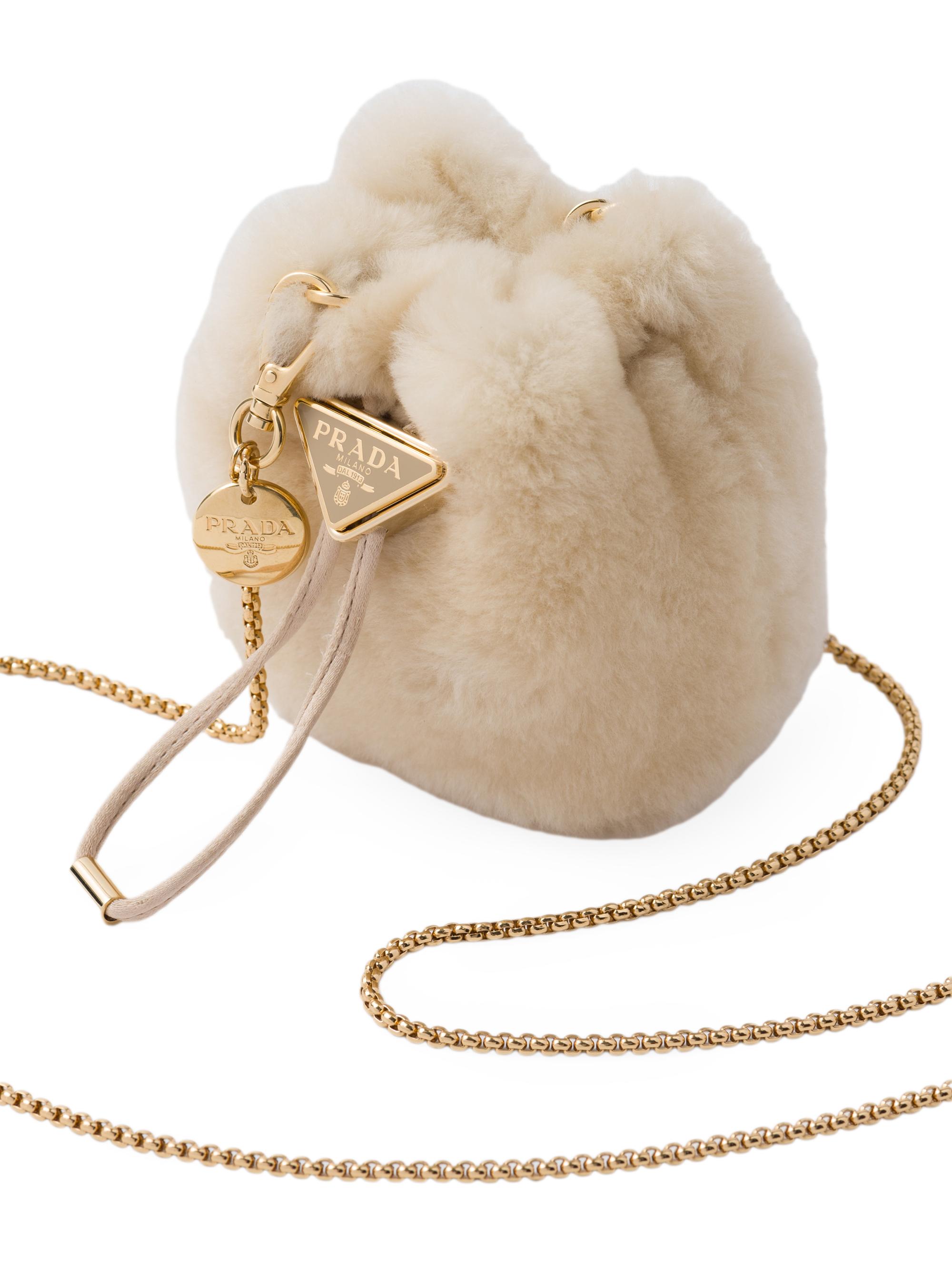 Prada Shearling Mini-Pouch | Saks Fifth Avenue