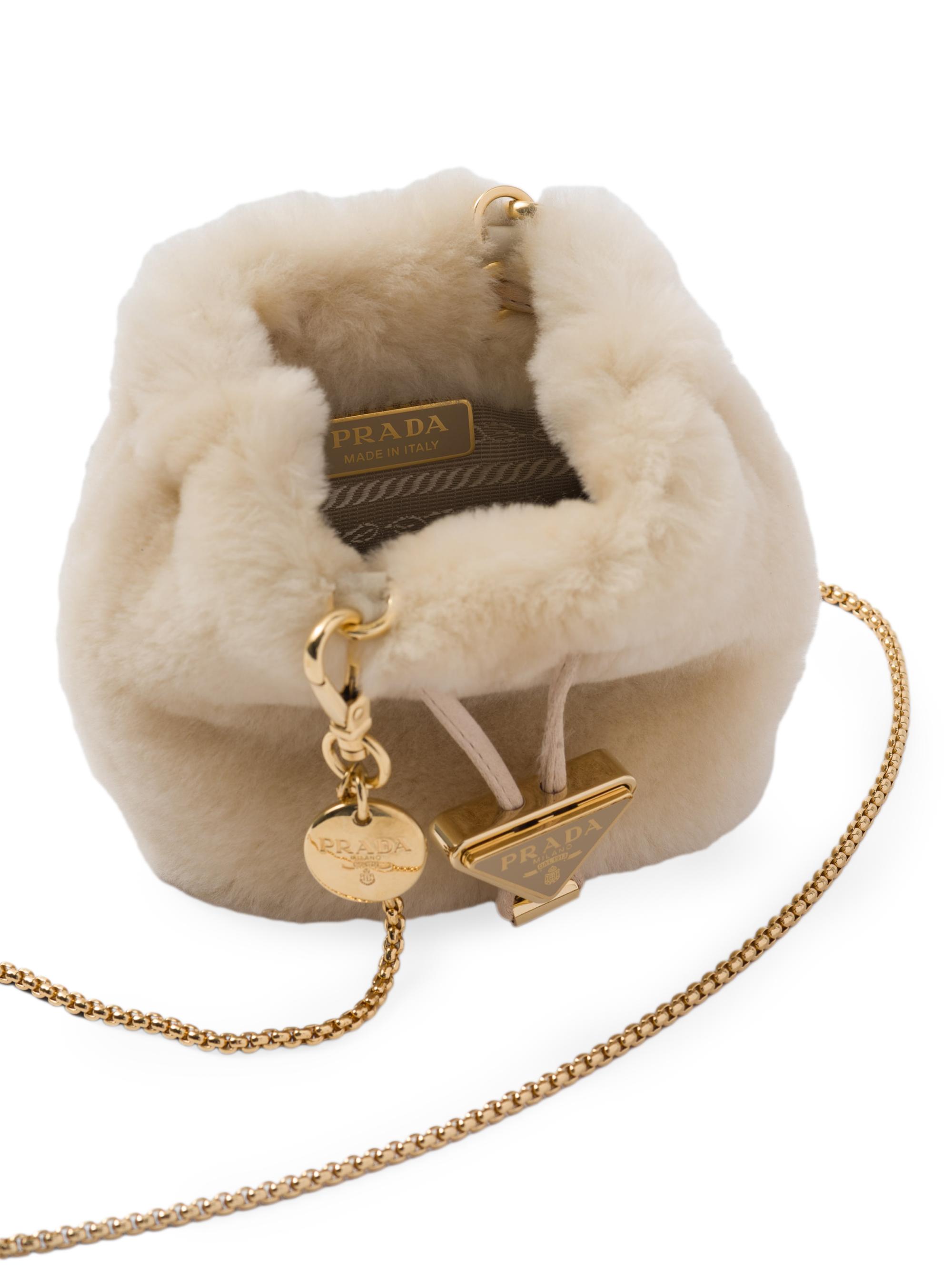 Prada Shearling Mini-Pouch | Saks Fifth Avenue