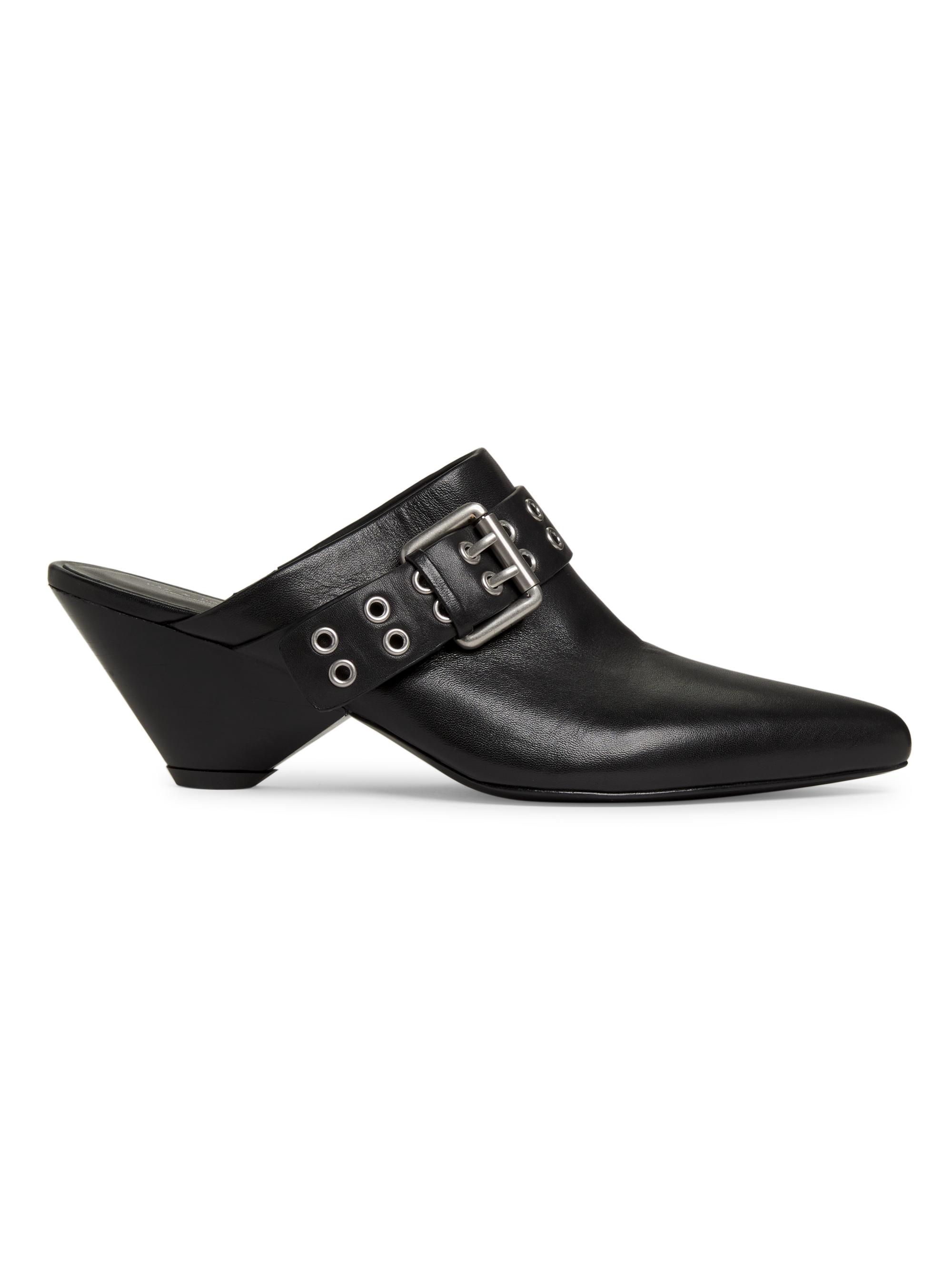 rag & bone Women's Spire 63MM Leather Mules - Black