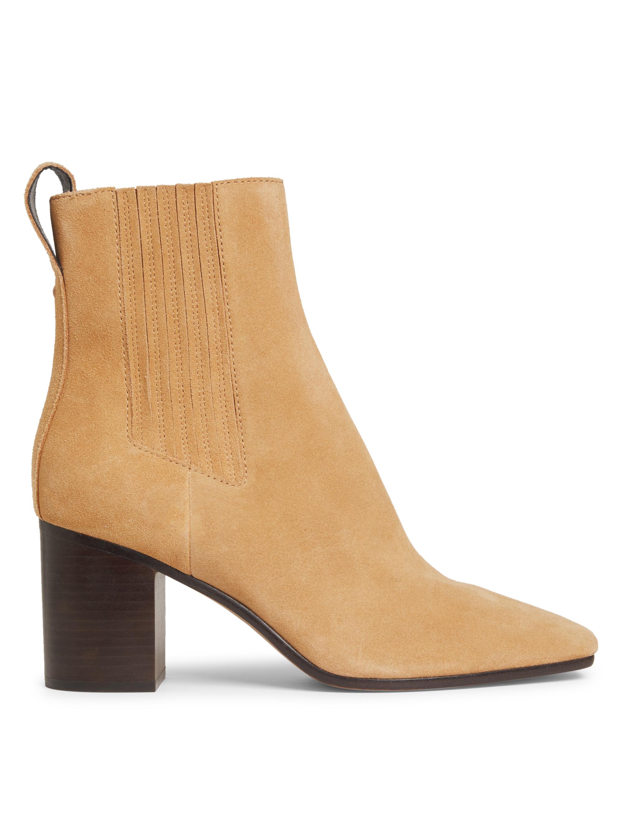 rag & bone Women's Astra Suede Chelsea Boots - Oak Brown Suede