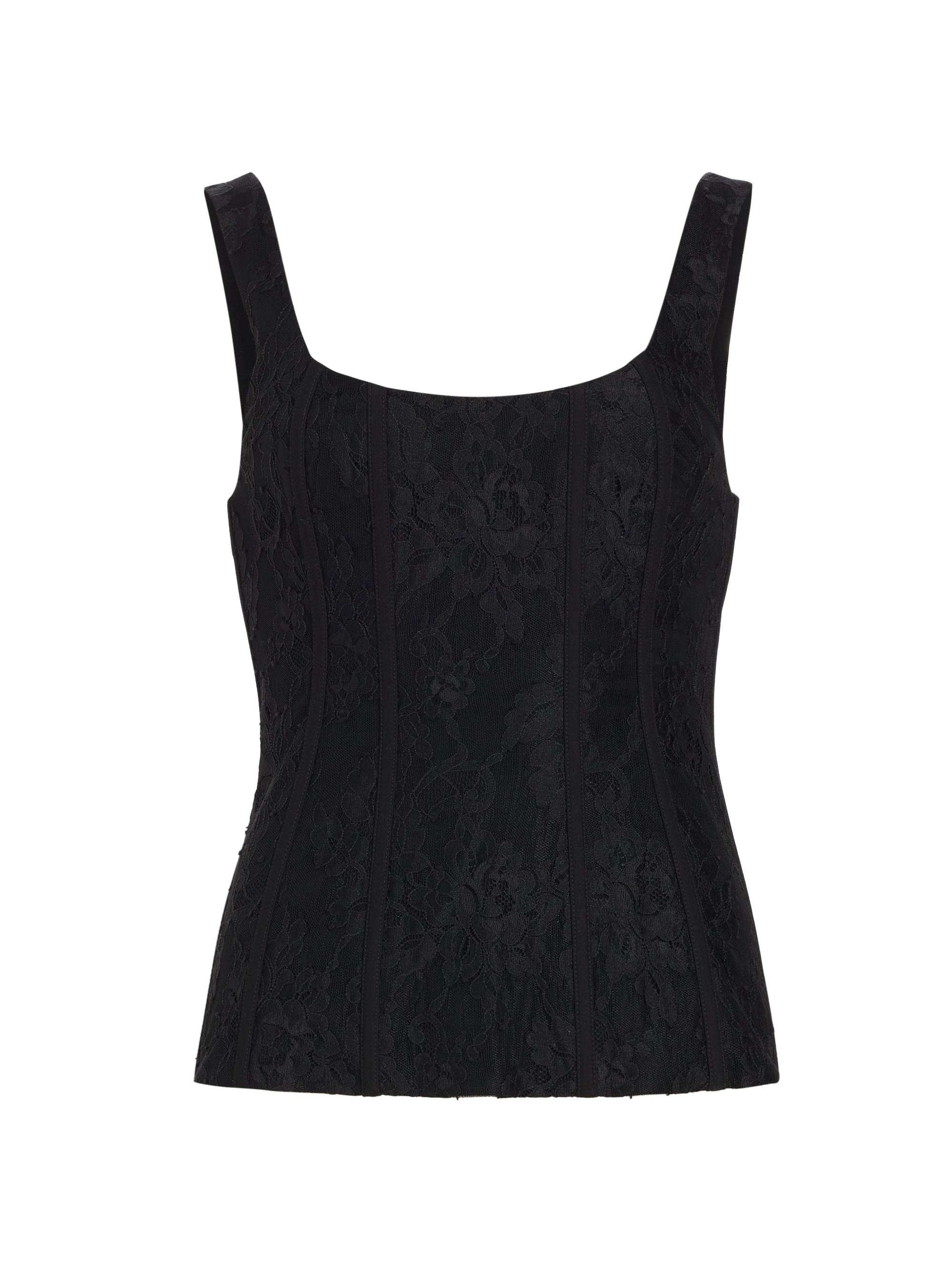 Cami NYC Women's Rosario Lace Corset Top - Black